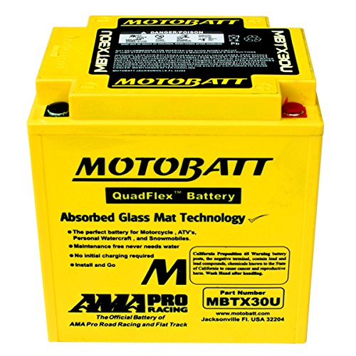 MotoBatt AGM Battery Replacement for Harley Davidson CVO FLH Touring 1803CC (2010-2012) - High-Performance Motorcycle Battery for Long Rides & Heavy-Duty Use