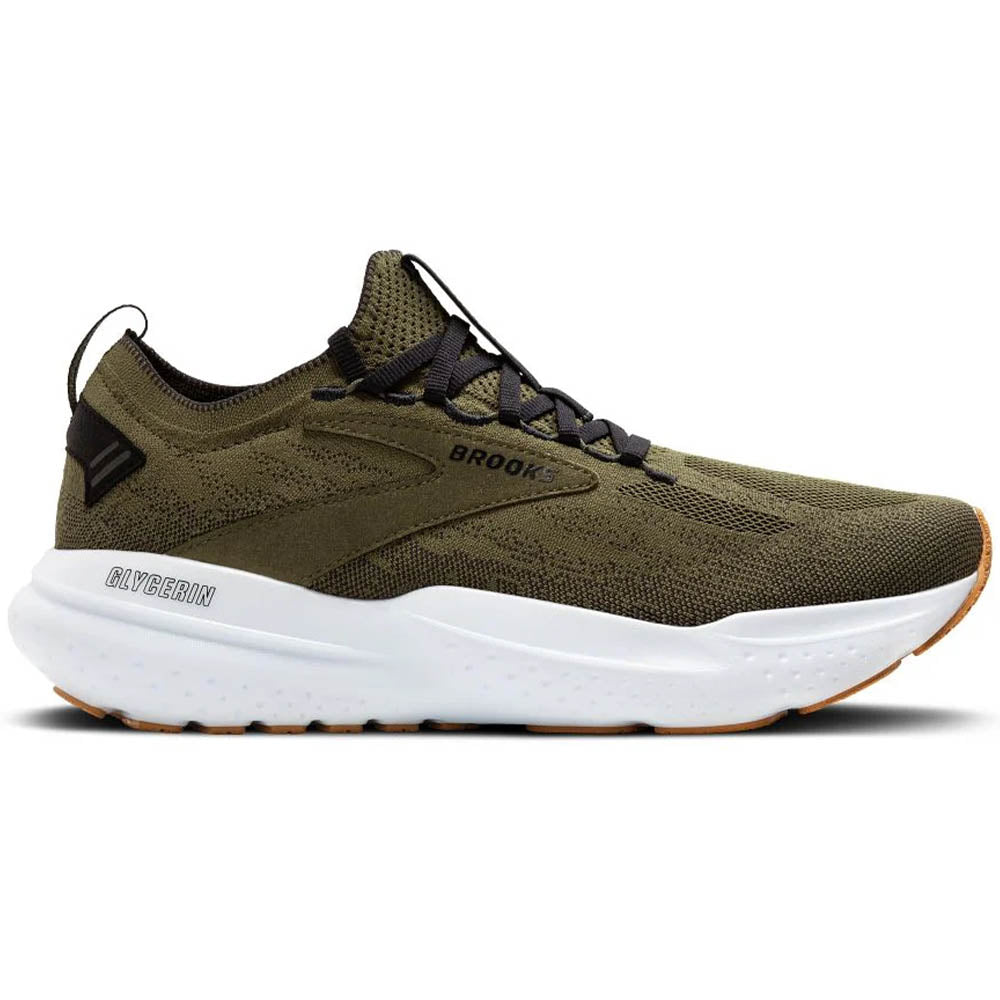 Brooks Glycerin StealthFit 21 Running Shoes for Men - Lightweight Cushioned Sneakers for Jogging, Gym & Everyday Wear