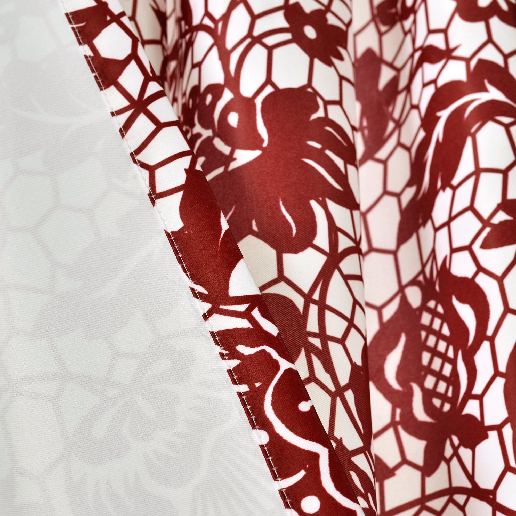 Elegant Estate Garden Print Blackout Curtain Set - Perfect for Living Room, Bedroom & Home Decor