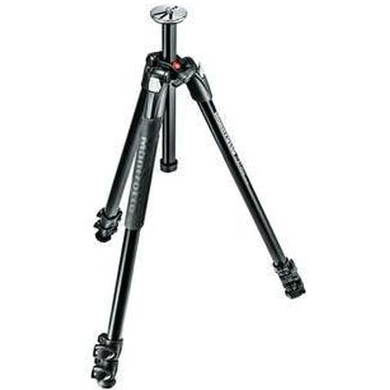 Manfrotto 290 Xtra Aluminum 3-Section Tripod Stand - Professional Camera Tripod for DSLR, Mirrorless & Video Cameras - Perfect for Travel, Photography & Videography