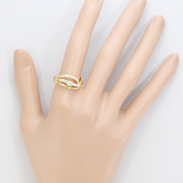 18K Yellow Gold Diamond Ring for Women - Elegant Solitaire Engagement & Wedding Band - Perfect for Proposals, Anniversaries, and Special Occasions