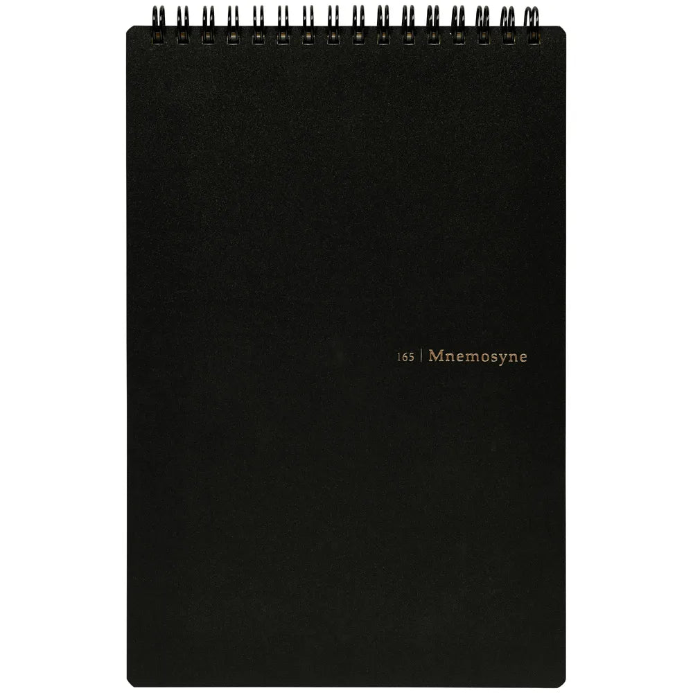 Maruman Mnemosyne Grid Ringed Notepad - Premium Spiral Notebook for Note Taking, Journaling & Sketching - Ideal for Students, Office Work & Creative Projects