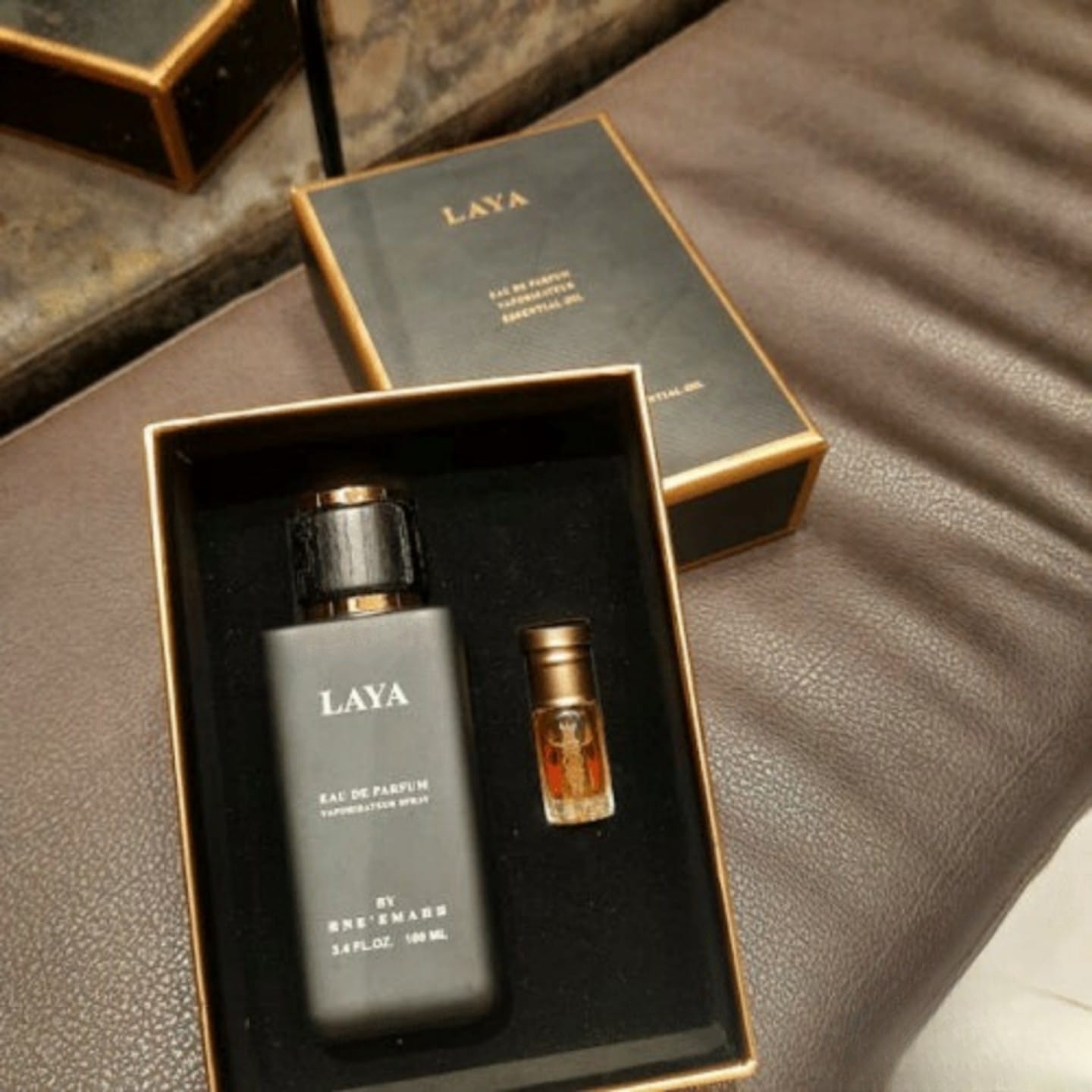 Laya 100ml Aromatherapy Gift Set with 3ml Pure Essential Oils - Perfect for Relaxation, Spa & Home Fragrance