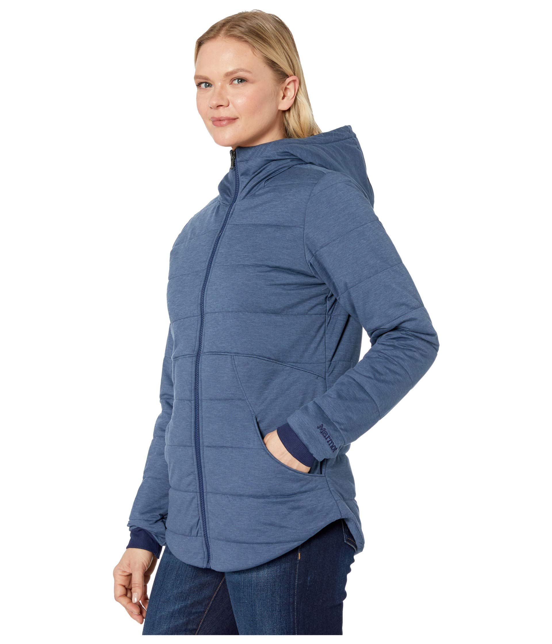 MARMOT Visita Insulated Hoodie for Men & Women - Lightweight Waterproof Winter Jacket with Warm Fleece Lining - Perfect for Hiking, Camping & Outdoor Adventures
