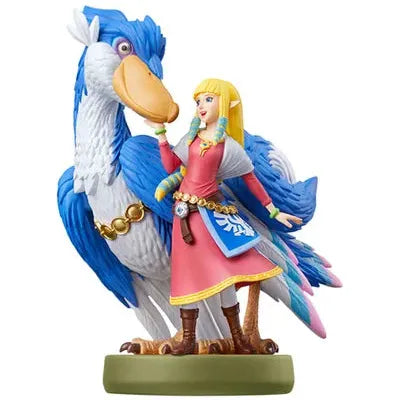 The Legend of Zelda Zelda & Loftwing Amiibo Figure - Collectible Nintendo Character for Switch Games | Perfect for Gaming Enthusiasts and Zelda Fans