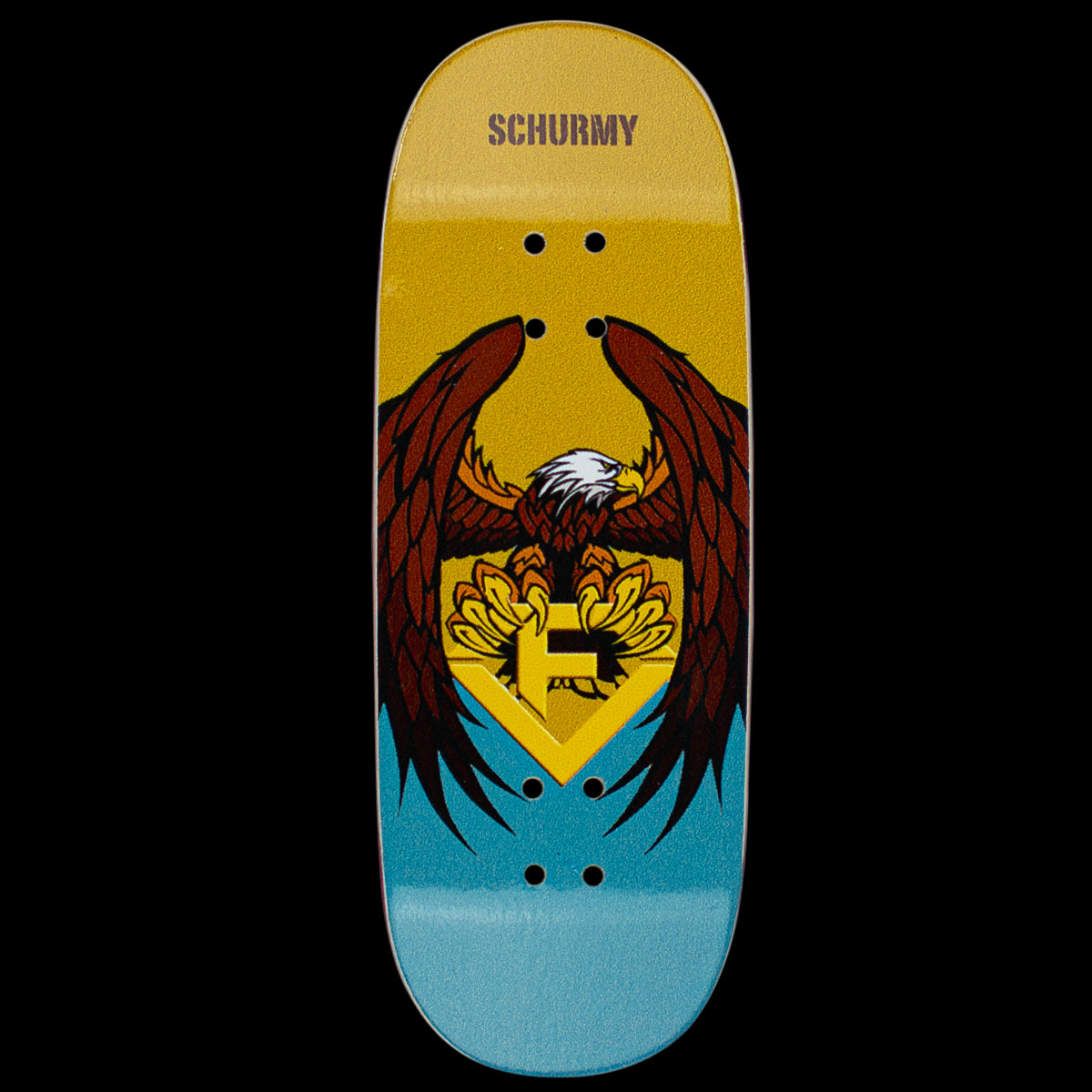 Faymus x DK Fingerboard Deck - Byrd Two Tone Professional Finger Skateboard for Tricks & Stunts | Perfect for Skateboard Enthusiasts & Collectors | Indoor & Outdoor Use