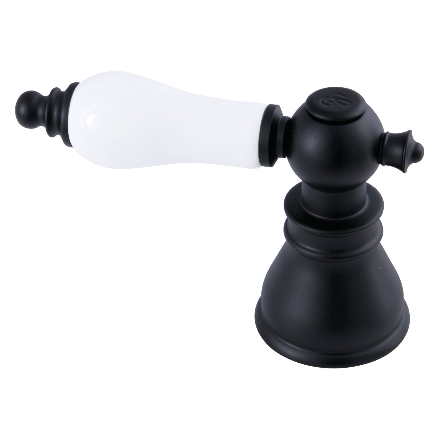 American Patriot FSCH1970APLC Porcelain Lever Handle - Cold Side, Matte Black Finish for Bathroom & Kitchen Faucet Replacement - Perfect for Modern Home Renovations