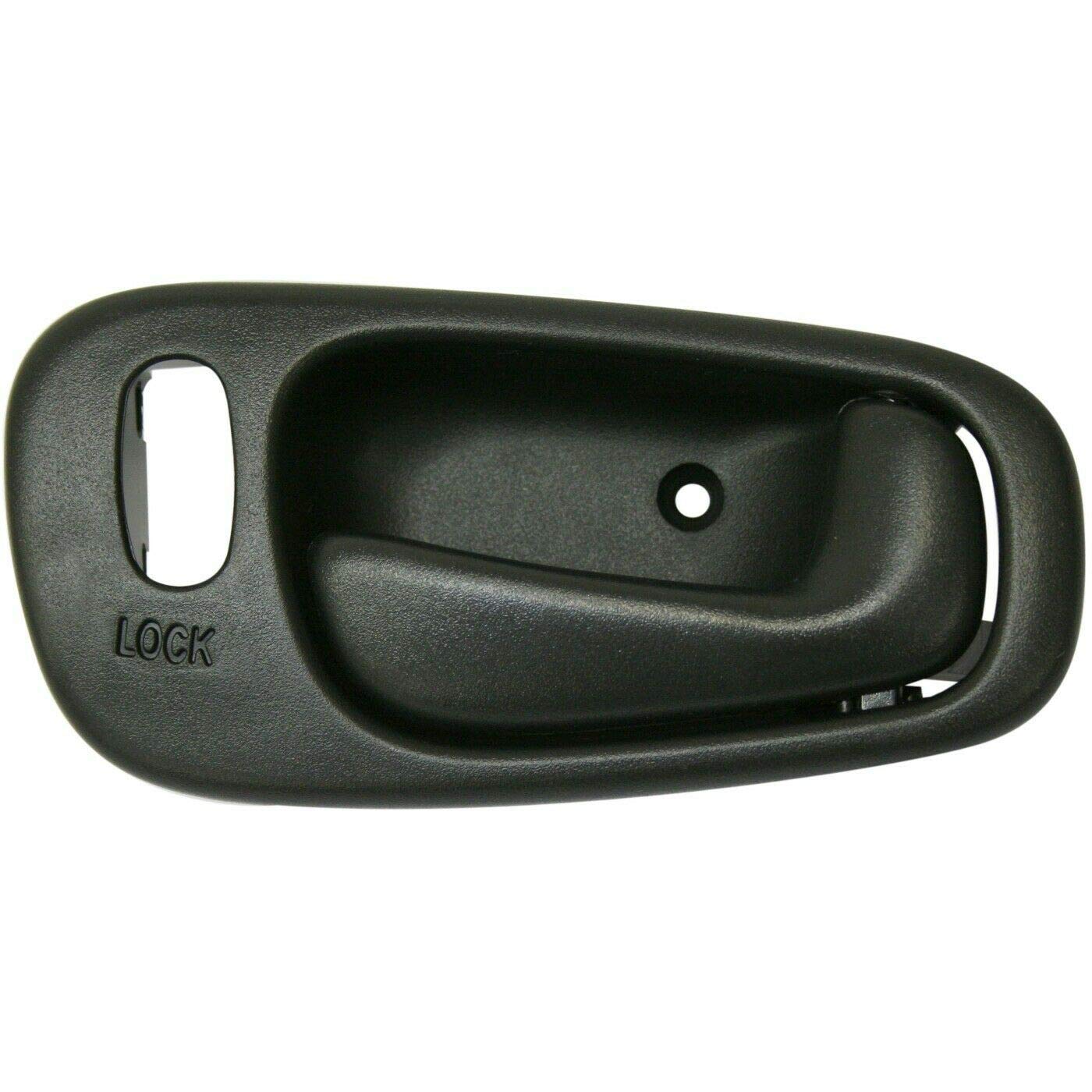 1998-2002 Toyota Corolla Replacement Interior Door Handle - Power Lock Compatible (Front or Rear Right, Black) | Durable & Easy Installation for Car Door Repair & Maintenance