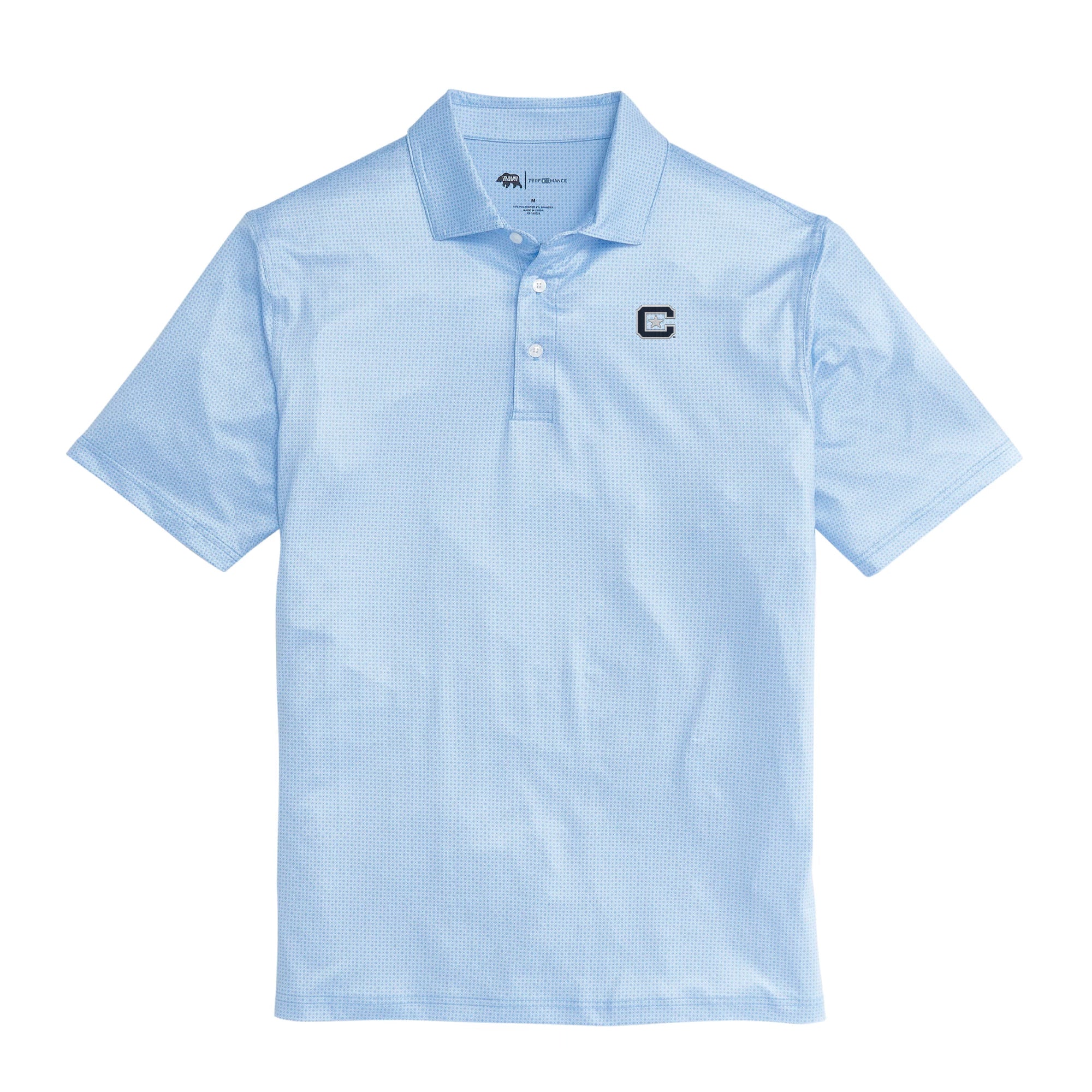 Citadel Range Men's Printed Performance Polo Shirt - Moisture Wicking, Breathable & Quick Dry Golf & Casual Wear
