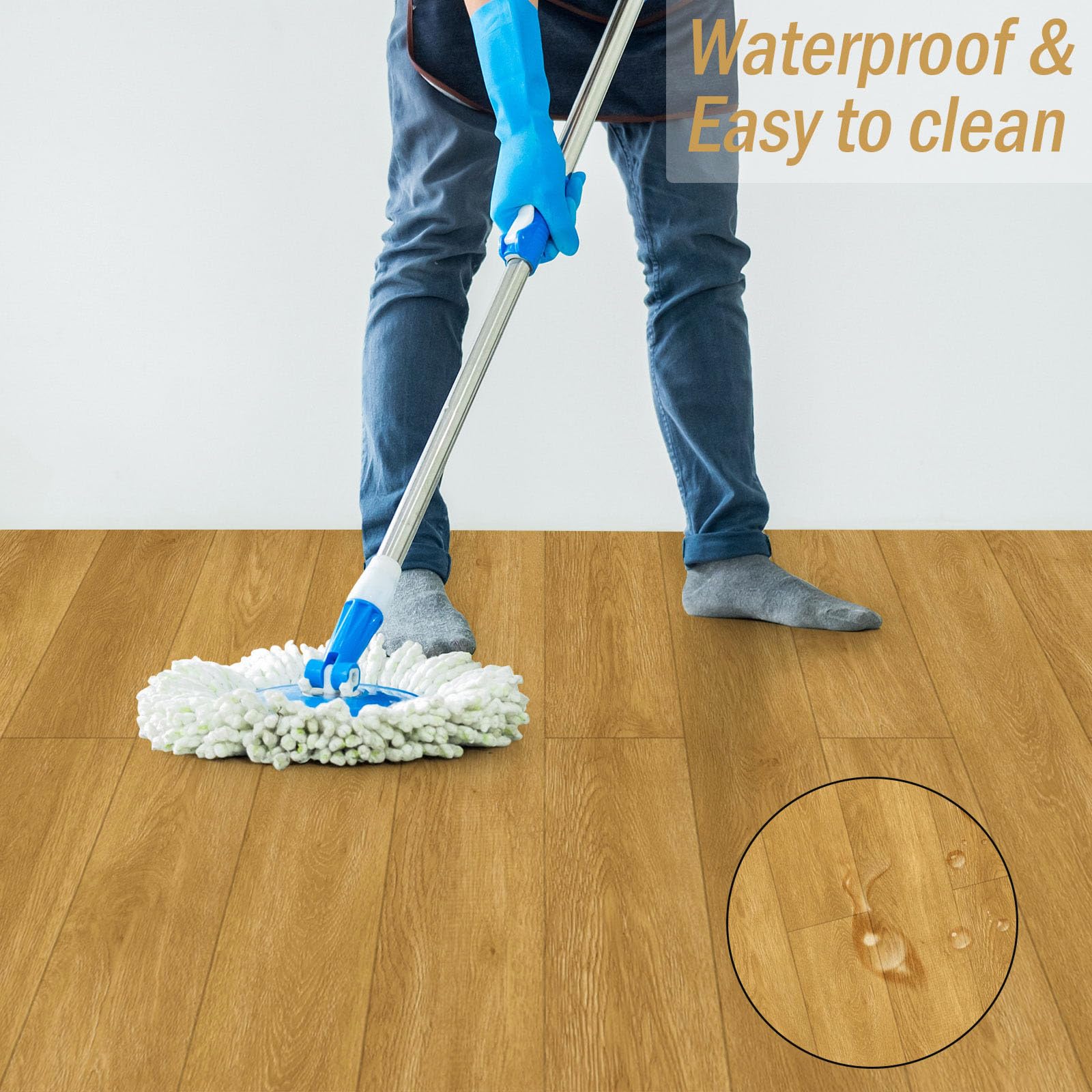 Oxdigi Peel and Stick Vinyl Flooring Roll - 24