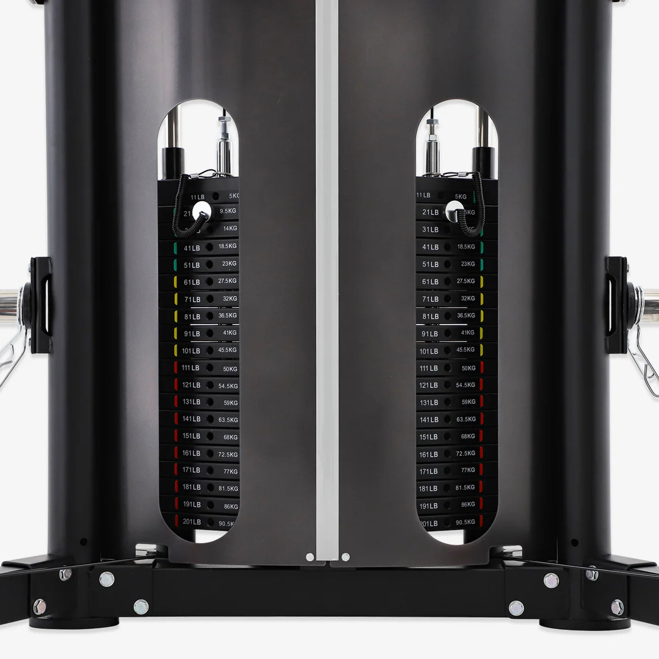Atlas Strength AL-3107 Light Commercial Folding Smith Machine - Heavy Duty Home & Gym Strength Training Equipment for Weightlifting & Fitness Workouts