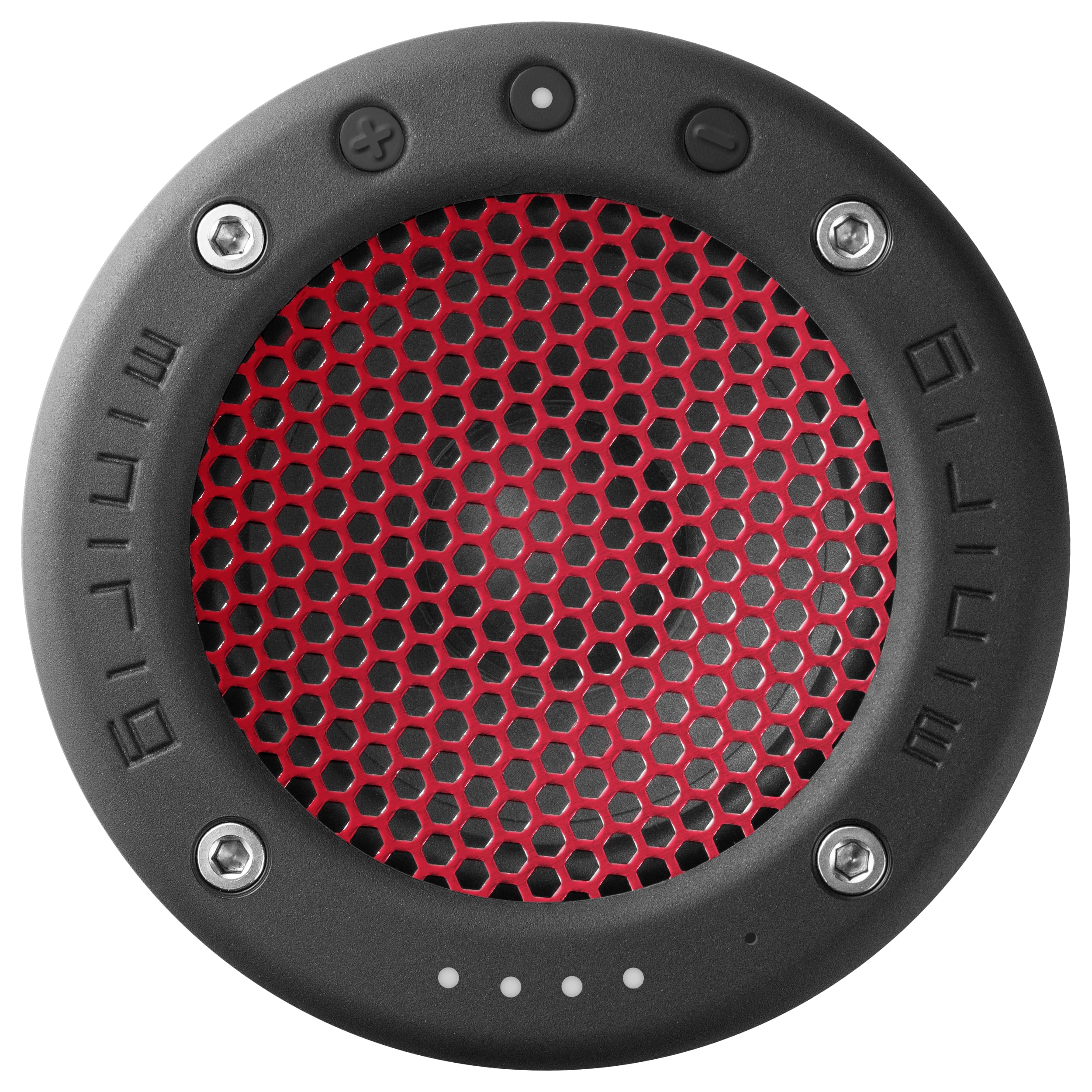 MINIRIG 4 Portable Bluetooth Speaker - Wireless Speaker with Powerful Sound & Deep Bass | 100H Playtime, USB-C Fast Charging | Built-in Speakerphone & Powerbank | Perfect for Outdoor, Travel, Home & Party Use (Red)