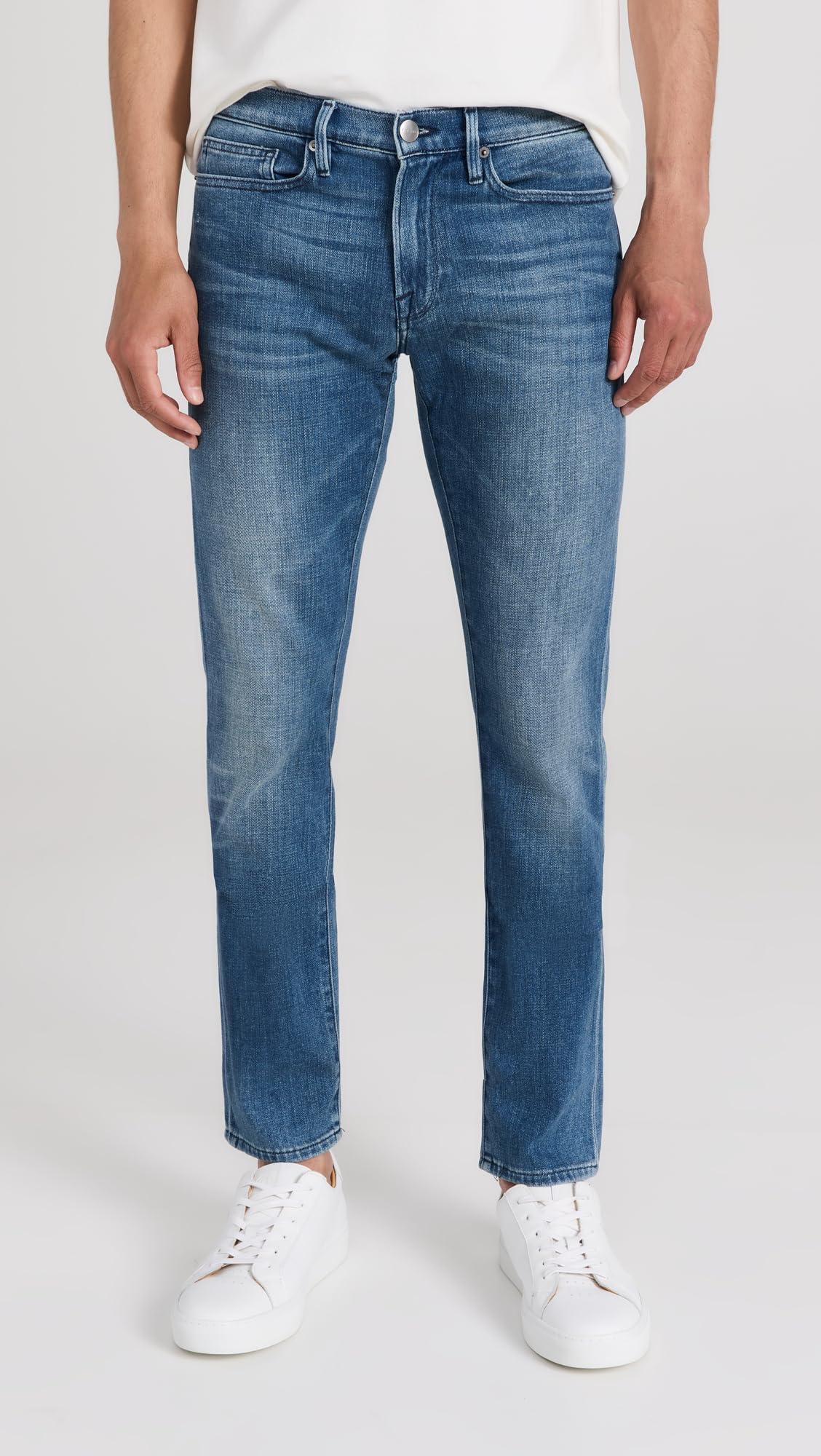 FRAME Men's L'Homme Slim Fit Stretch Denim Jeans - Comfortable & Stylish for Casual Wear, Work & Night Out