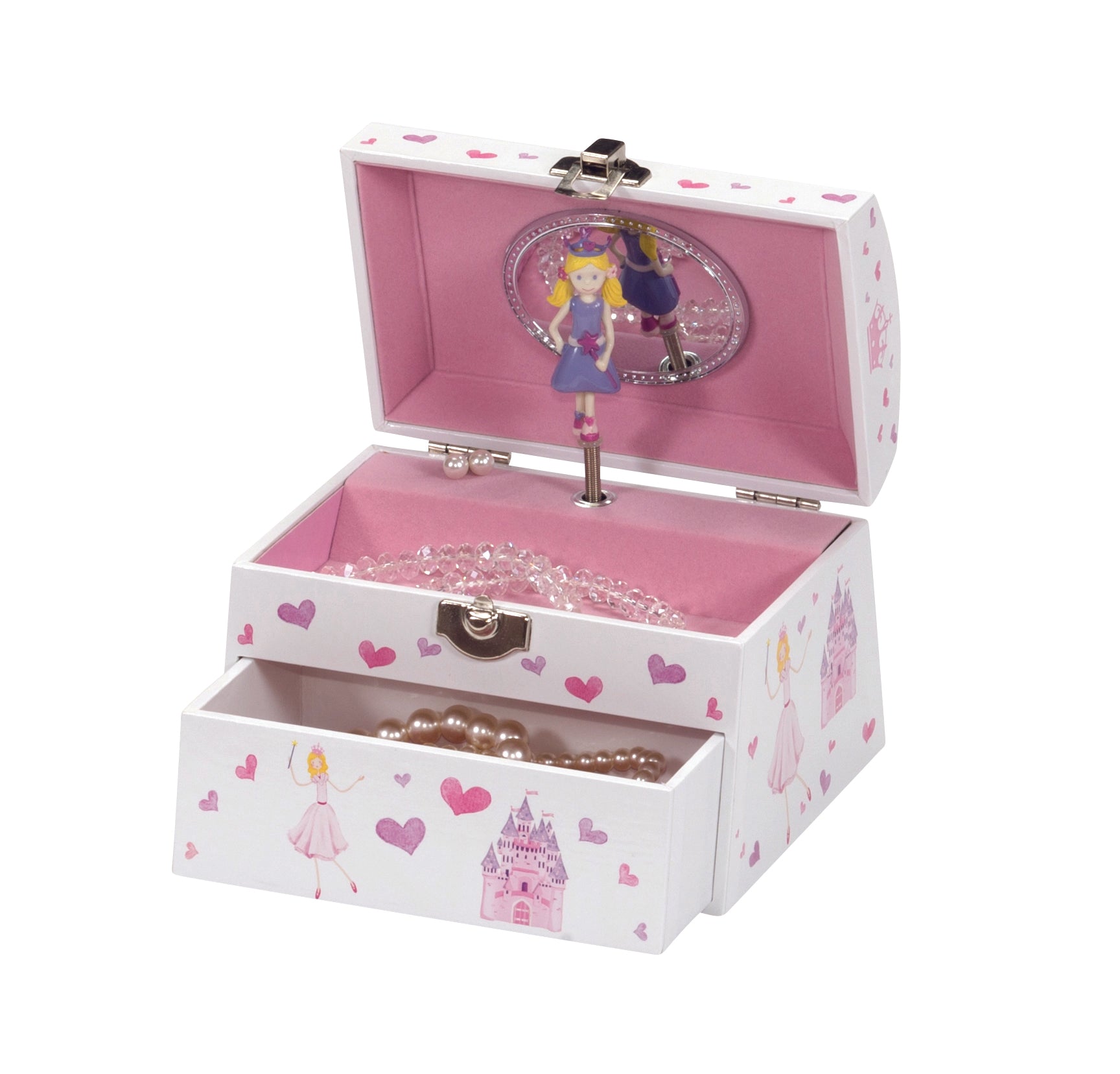Eleanor Princess Castle Musical Jewelry Box - Perfect for Girls' Bedroom Decor, Birthday Gifts & Jewelry Storage | Elegant Music Box for Kids, Teens & Collectors