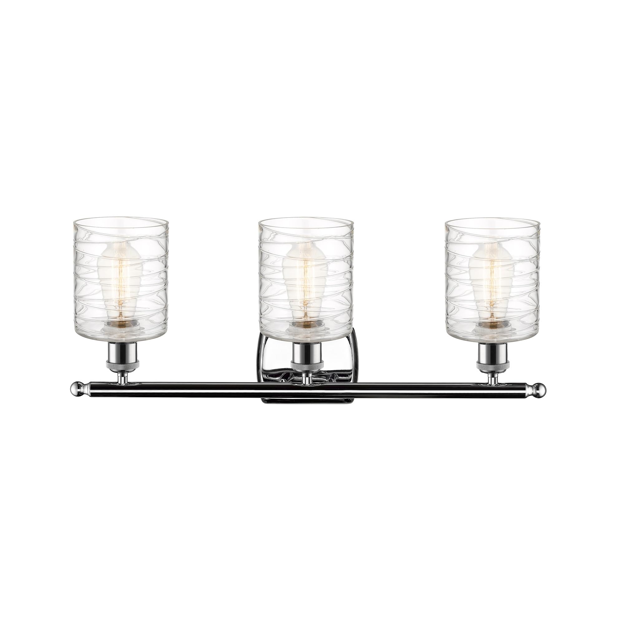 Innovations 516-3W-AB-G111 3-Light Bathroom Vanity Light Fixture - Modern LED Bath Vanity Lighting for Mirror, Makeup & Shaving - Ballston Collection (Brushed Nickel Finish) - Perfect for Bathroom Renovation & Home Decor