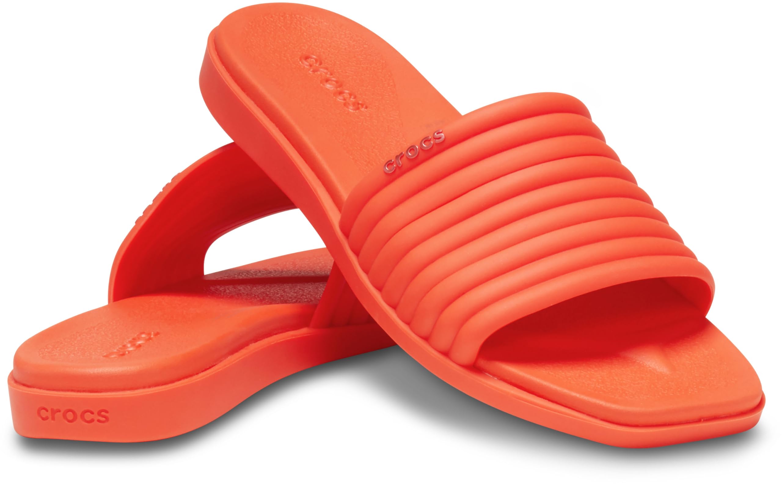 Crocs Women's Miami Slide Sandal - Comfortable Lightweight Beach Sandals for Women | Perfect for Pool, Vacation & Summer Outdoor Activities