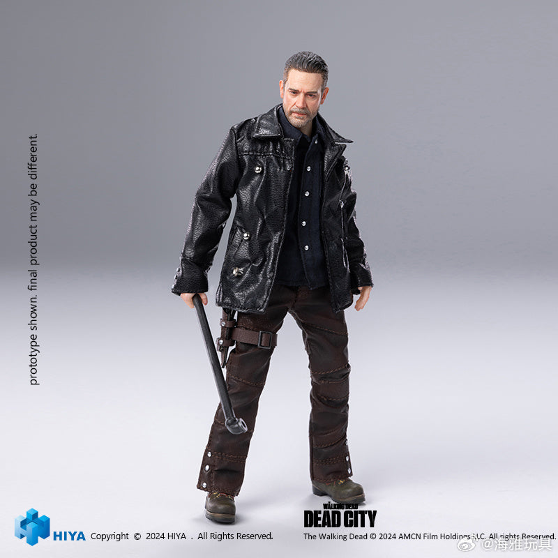 HIYA 16CM 1/12 Scale Negan Action Figure - The Walking Dead: Dead City Collectible (Pre-Order) | Perfect for Display, Photography & Diorama Scenes