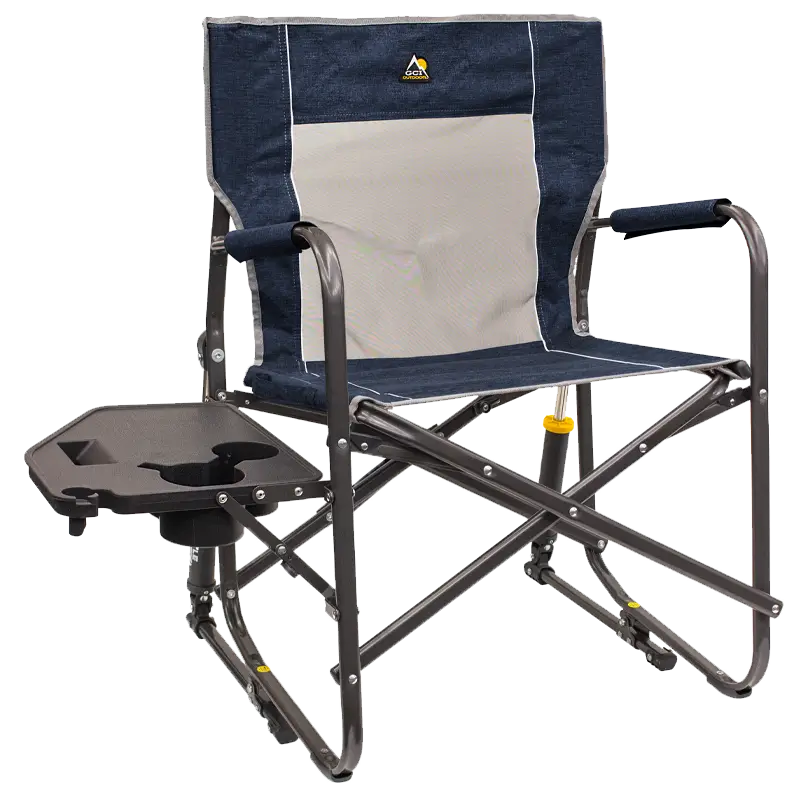 Freestyle Rocker™ with Side Table - Comfortable Rocking Chair for Living Room, Nursery & Outdoor Relaxation - Perfect for Nursing, Reading & Lounging