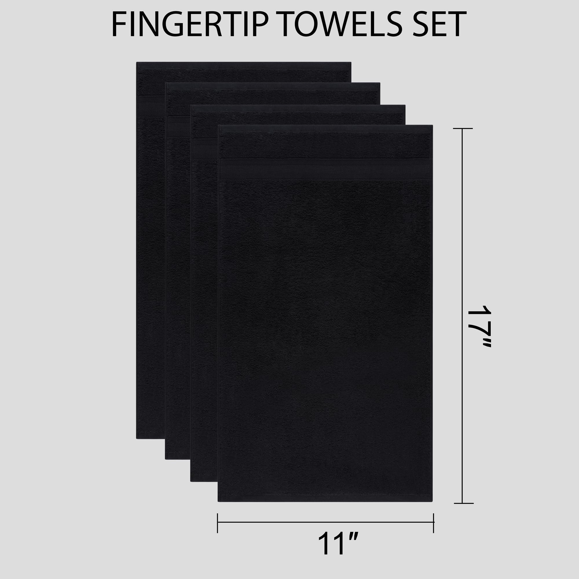 Quick-Dry Soft High Absorbent 100% Cotton Fingertip Towels 11