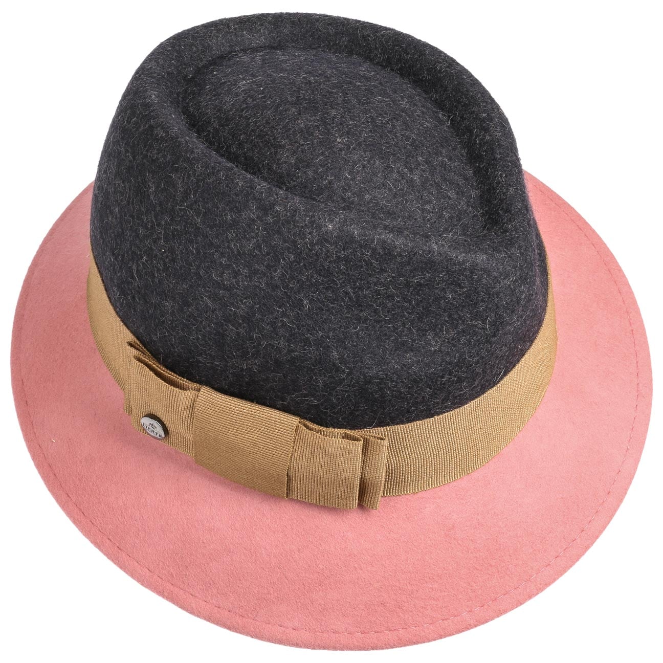 Lierys Asym Twotone Wool Felt Hat - Stylish Winter Fashion Accessory for Women | Perfect for Outdoor Events, Travel & Cold Weather