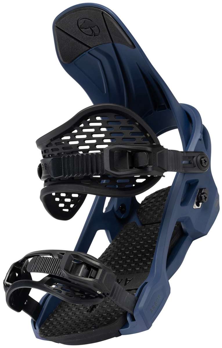 2024 Arbor Spruce Snowboard Bindings - Lightweight & Durable for All-Mountain Riding | Perfect for Freestyle & Powder Snowboarding