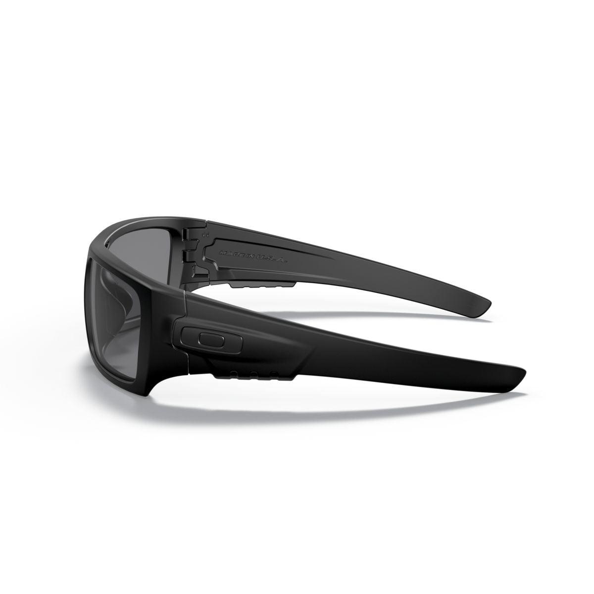Oakley SI Ballistic Det Cord Sunglasses Matte Black/Grey 0OO9253 925306 - Tactical Military & Outdoor Sports Eyewear for Shooting, Hiking & Adventure