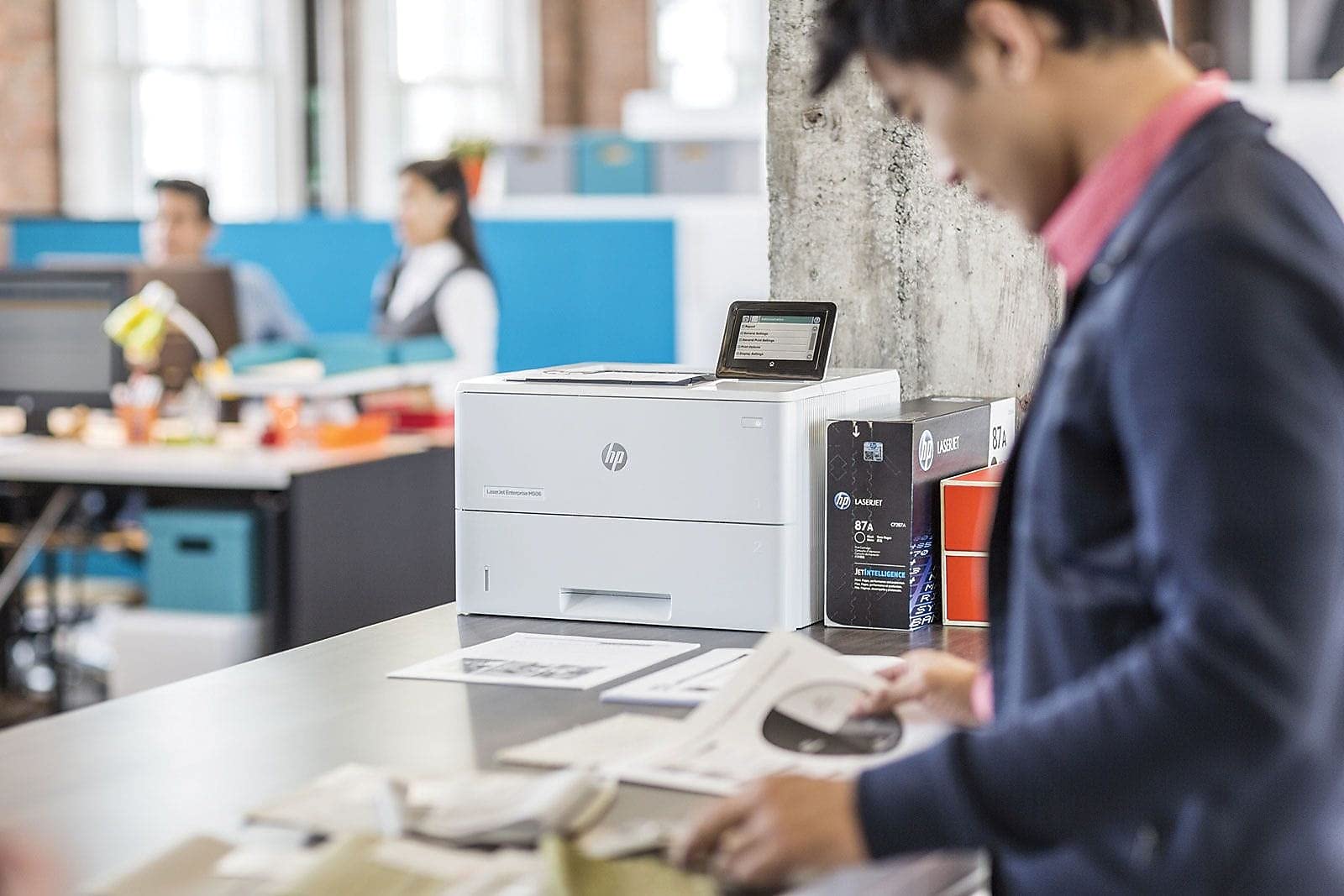 HP LaserJet Enterprise M506n Monochrome Laser Printer (F2A68A) - High-Speed Business Printing for Office & Home Use