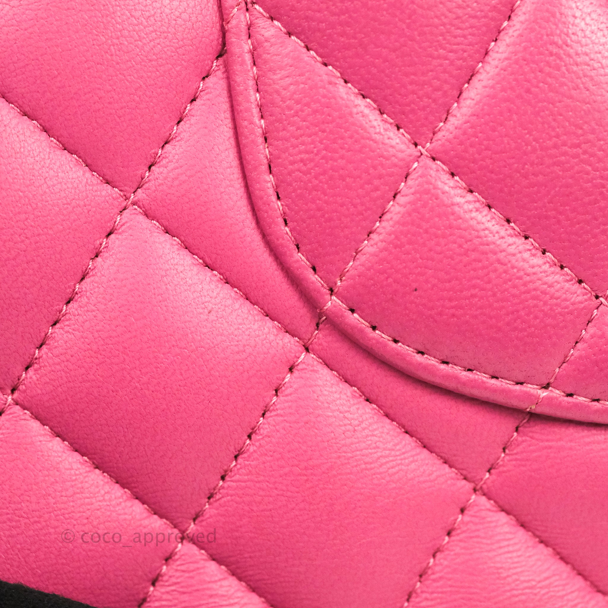 Chanel Classic Medium Double Flap Bag in Pink Lambskin Leather with Matte Gold Hardware - Luxury Handbag for Women, Perfect for Date Nights & Special Occasions