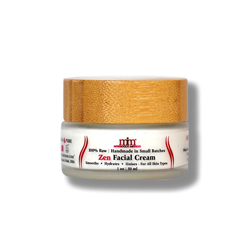 Zen Facial Cream - Hydrating & Anti-Aging Face Moisturizer for Women & Men | Day & Night Skincare Routine | Perfect for Dry, Sensitive Skin