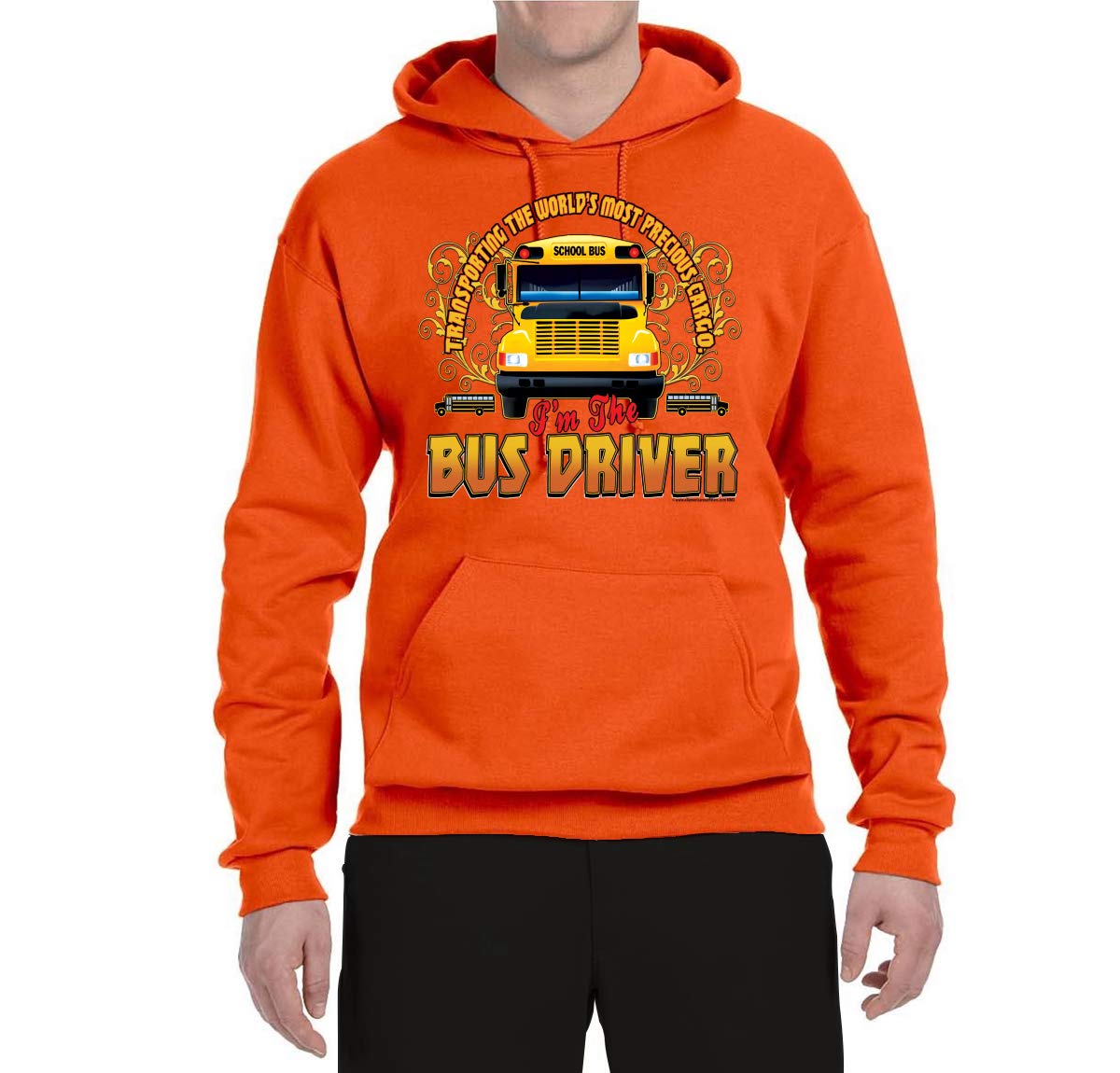 Unisex Graphic Hoodie Sweatshirt - Bus Driver Cars & Trucks Design | Perfect for Casual Wear, Gifts & Transportation Enthusiasts