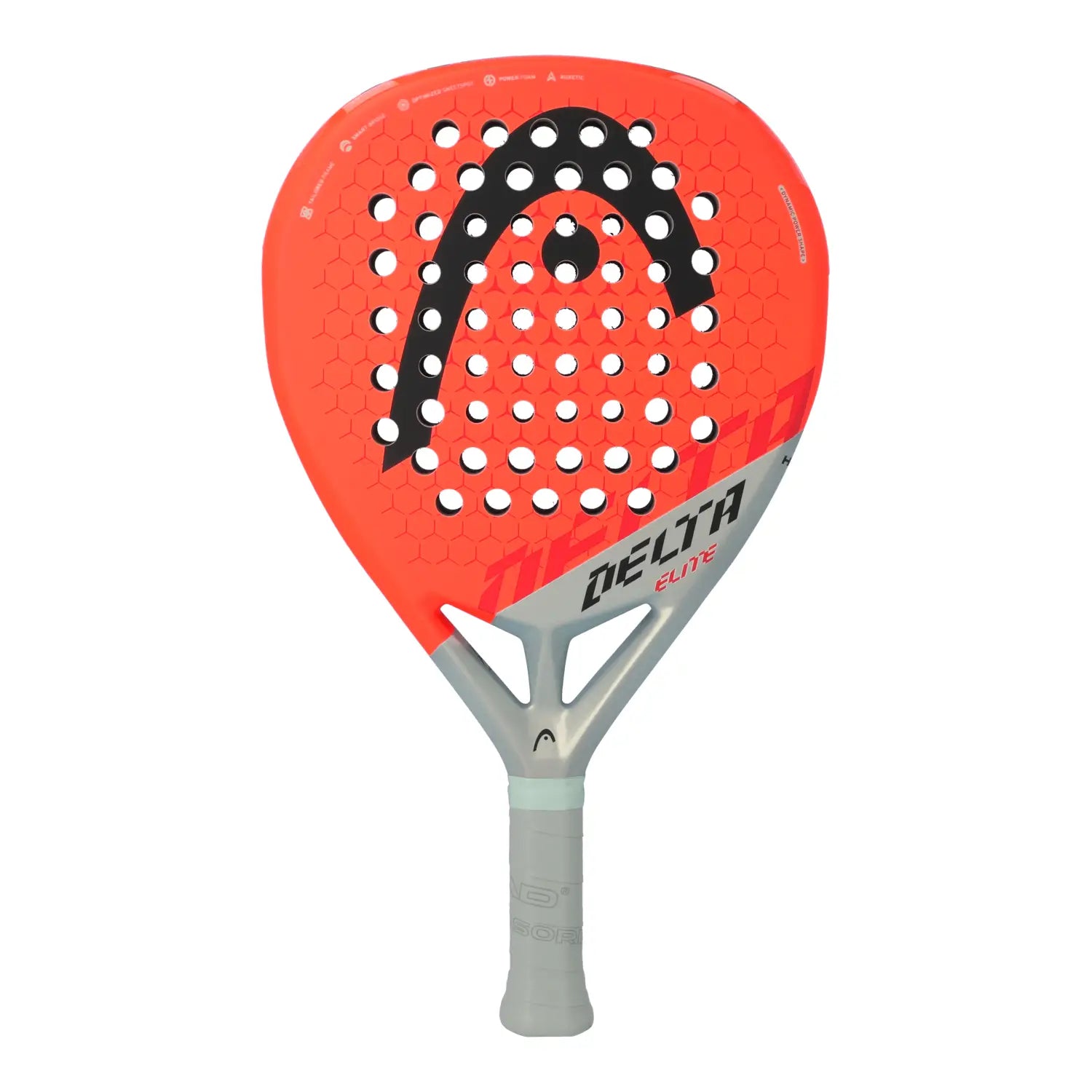 HEAD Delta Elite Padel Racquet - Premium Carbon Fiber Paddle for Advanced Players | Perfect for Competitive Matches & Training Sessions