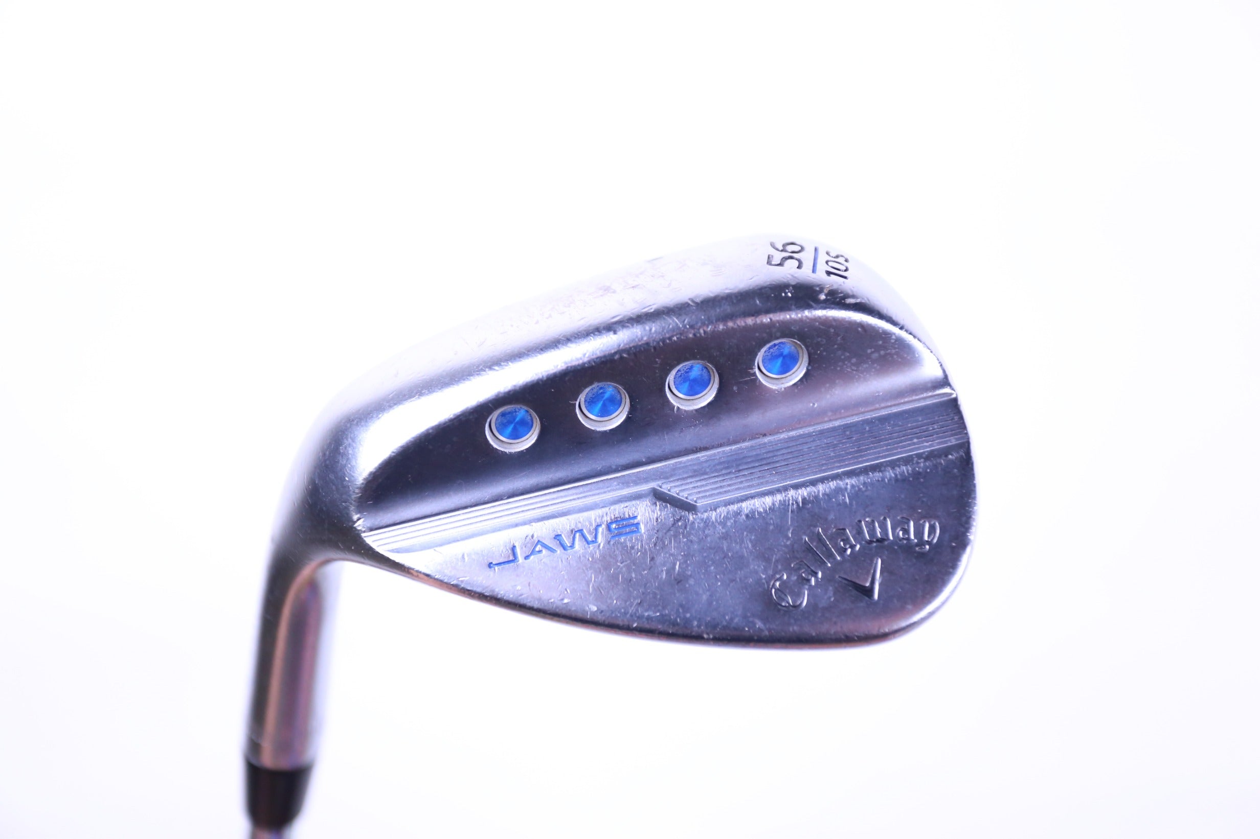 Used Callaway MD5 JAWS Chrome Sand Wedge - Left Handed 56° Stiff Flex Golf Club for Bunker Shots & Short Game Performance