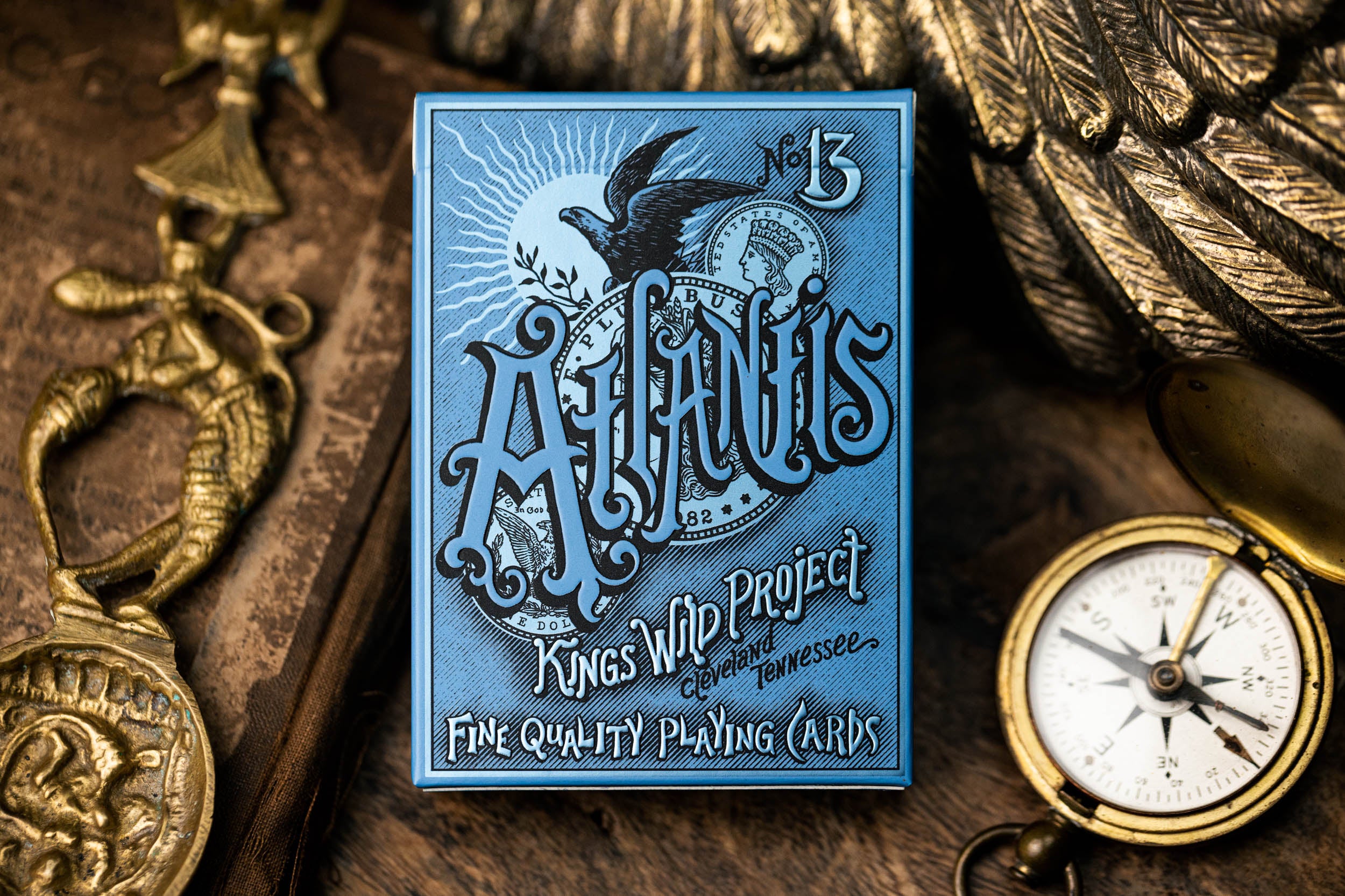 Premium Atlantis Standard Edition Luxury Playing Cards - Elegant Design for Poker, Magic Tricks & Collectors | Perfect for Game Nights, Gifts & Cardistry
