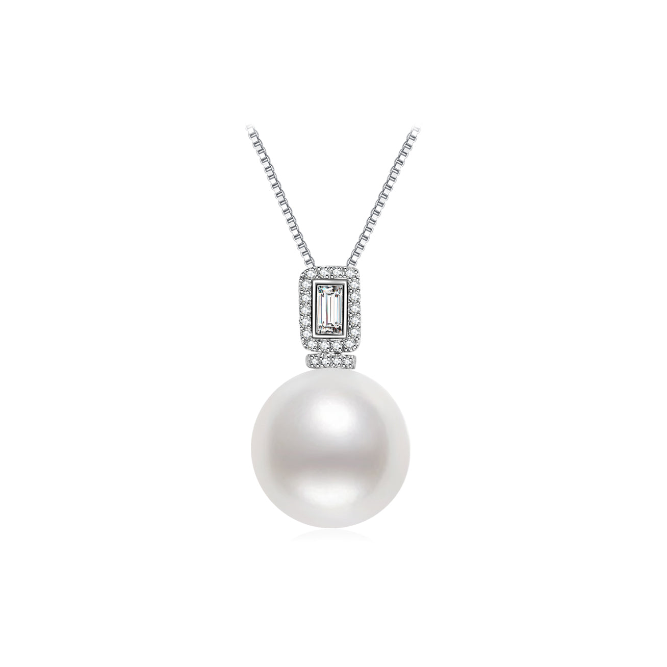 18K Solid Gold Edison Pearl Necklace KN00071 - Elegant Pearl Jewelry for Women, Perfect for Weddings, Parties & Special Occasions