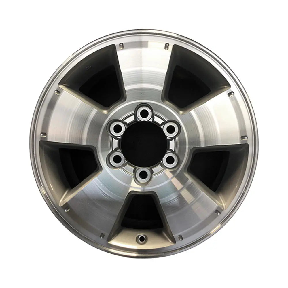 17 Inch Toyota Tacoma Wheel Replacement - Machined Silver Replica Rim 69463 | Durable Alloy Wheels for Off-Road & Daily Driving