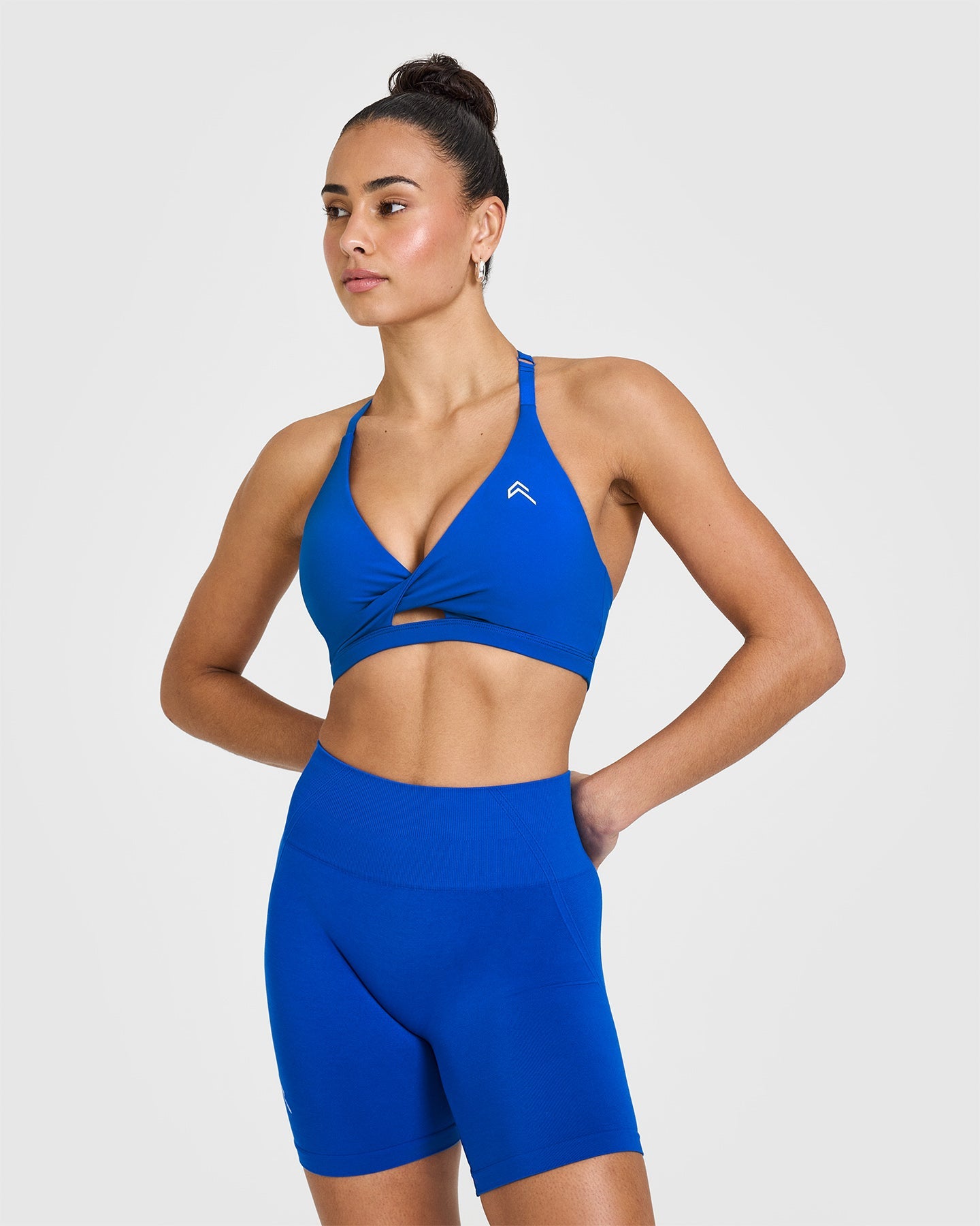 High Support Unified Twist Sports Bra for Women - Cobalt Blue | Yoga, Running, Gym & High-Intensity Workouts