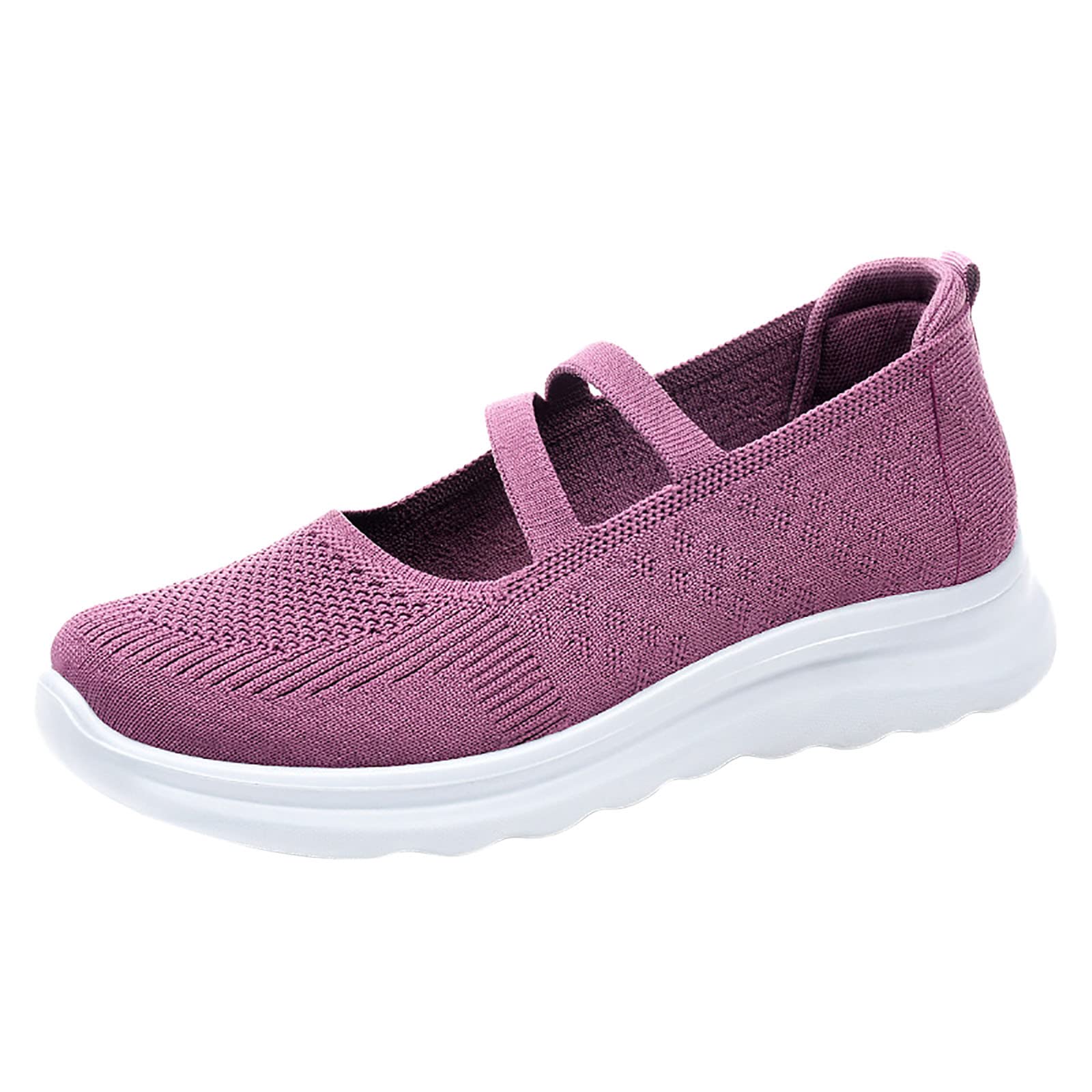 Women's High Top Slip On Sneakers - Breathable Casual Walking Shoes for Fitness, Running & Daily Wear - Lightweight Comfortable Sport Shoes for Women