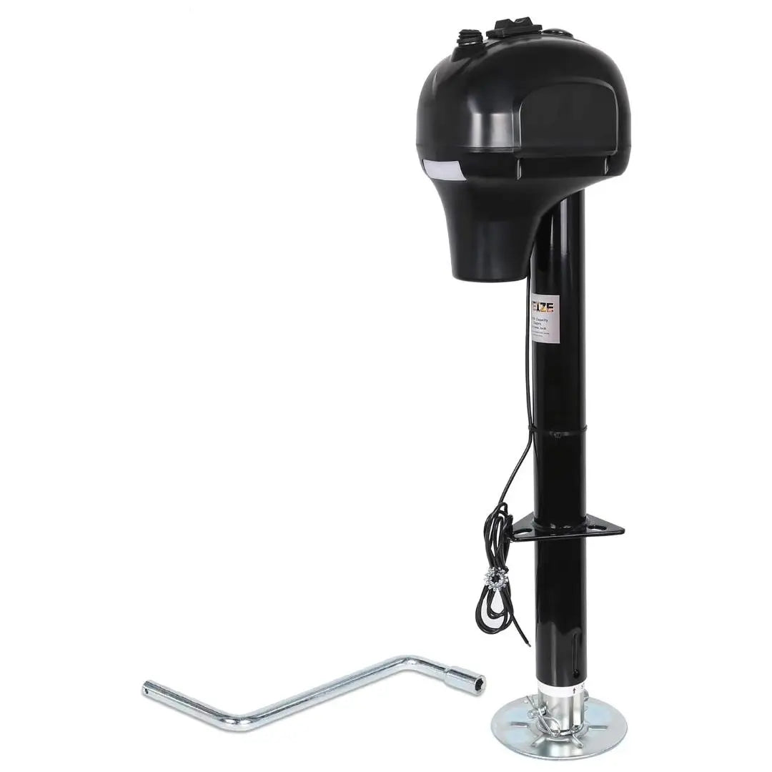 3500 Lbs Heavy Duty Electric RV Trailer Tongue Jack with 600D Polyester Cover, 23 5/8