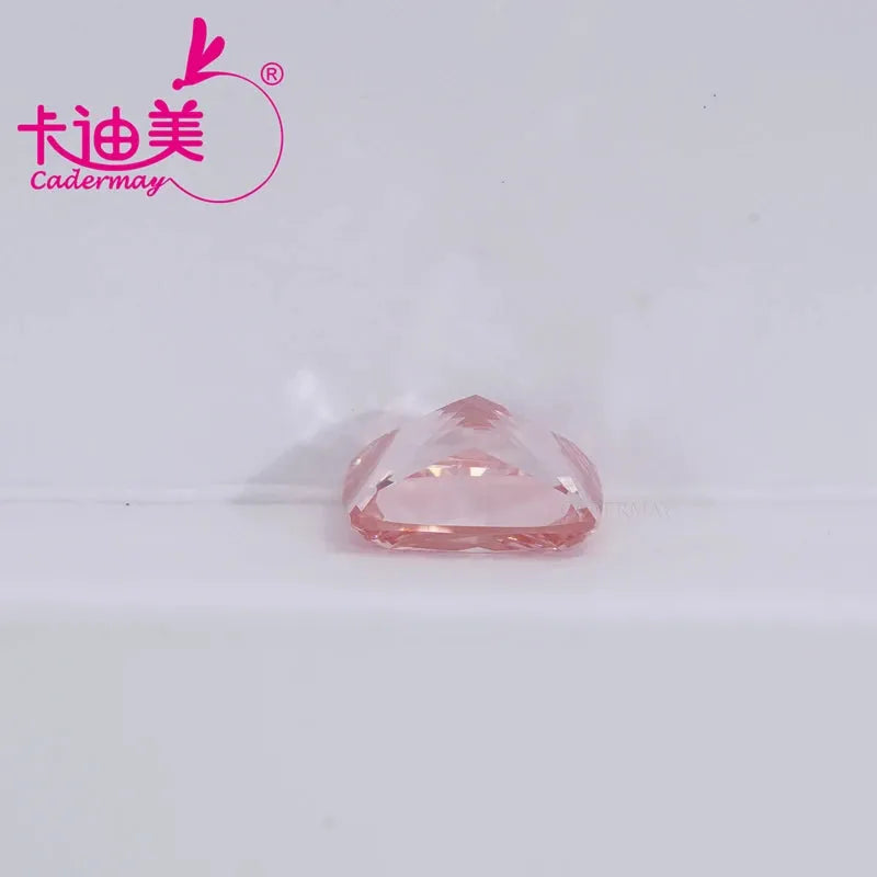 CADERMAY Cushion Cut Fancy Pink CVD Lab Grown Diamond - VVS2 Clarity Loose Gemstone for Engagement Rings & Fine Jewelry Making | Wedding, Anniversary & Special Occasion Gift