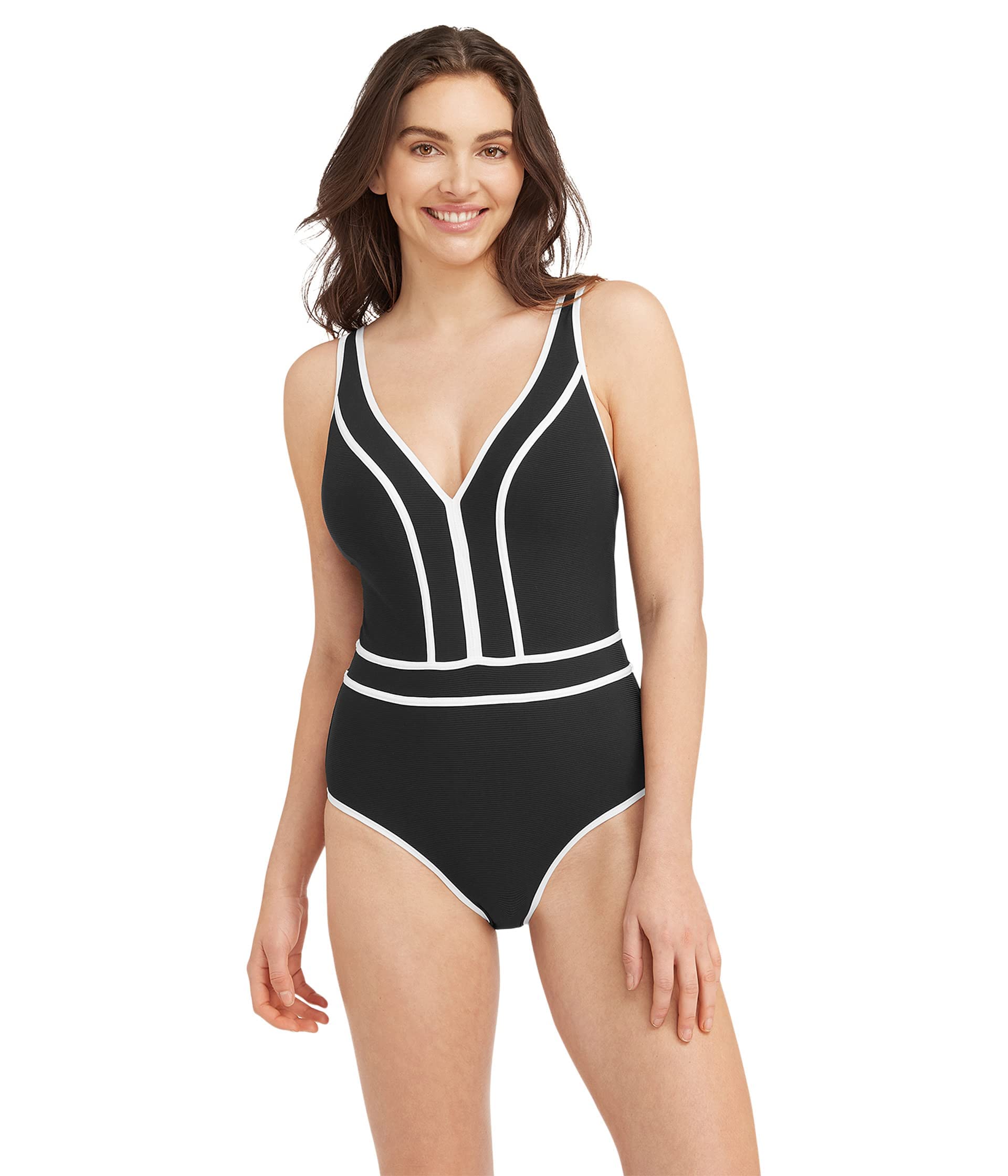 Elite Spliced Multifit One-Piece Black 12 - Premium Comfort Wear for Gym, Yoga & Everyday Use