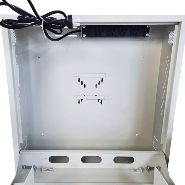 Secure Slim Vertical Wall Mount Cabinet with 24