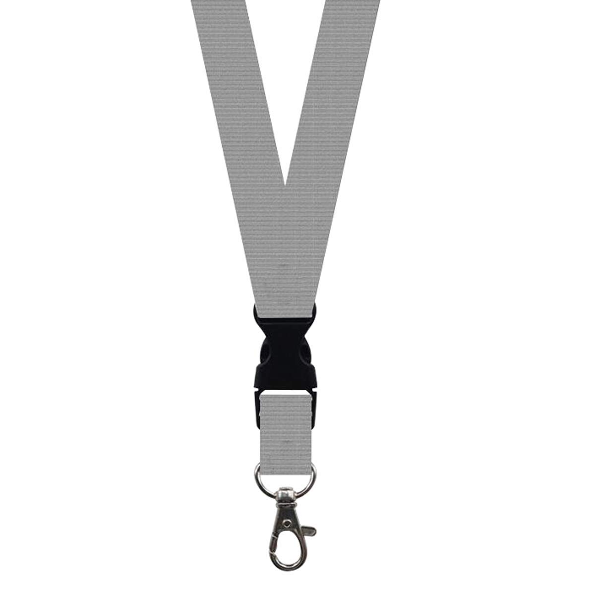 5 Pack Breakaway Lanyards for ID Badges & Keys - Quick Release Safety Straps for Work & Events
