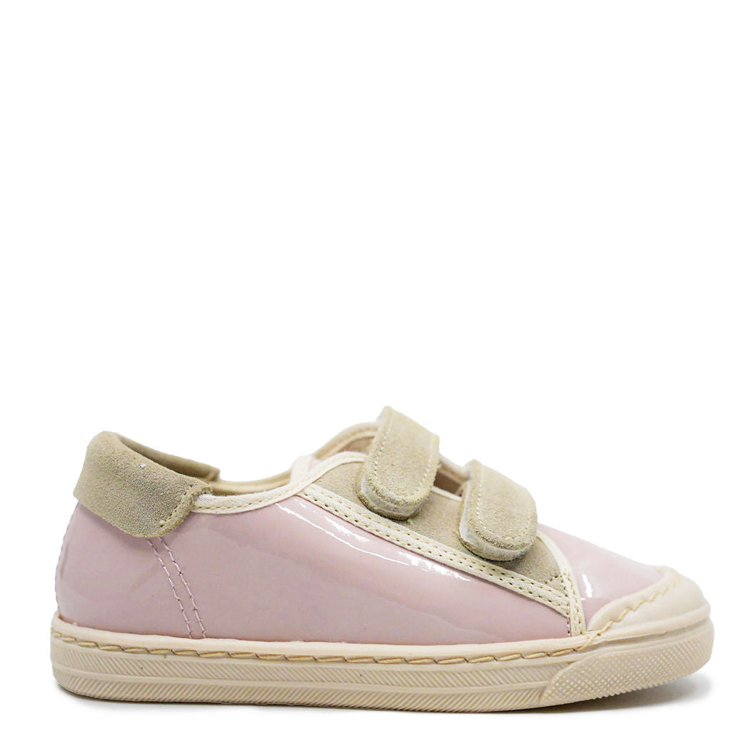 Pepe Lavender Patent Velcro Sneakers for Women - Comfortable Casual Walking Shoes - Perfect for Running, Gym, and Daily Wear
