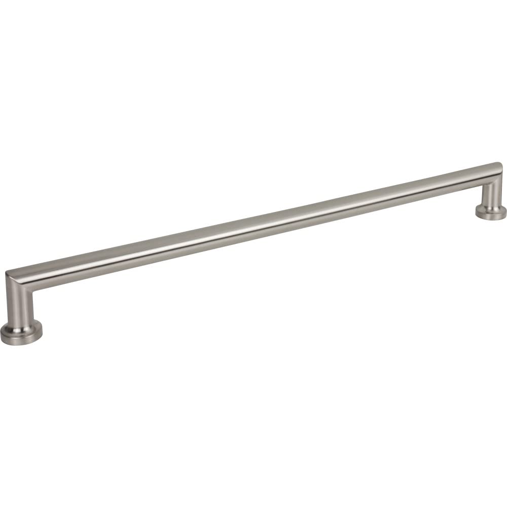 Top Knobs Morris 18-Inch Appliance Pull in Brushed Satin Nickel - Cabinet & Drawer Handle for Kitchen, Bathroom & Furniture (C-C Measurement)