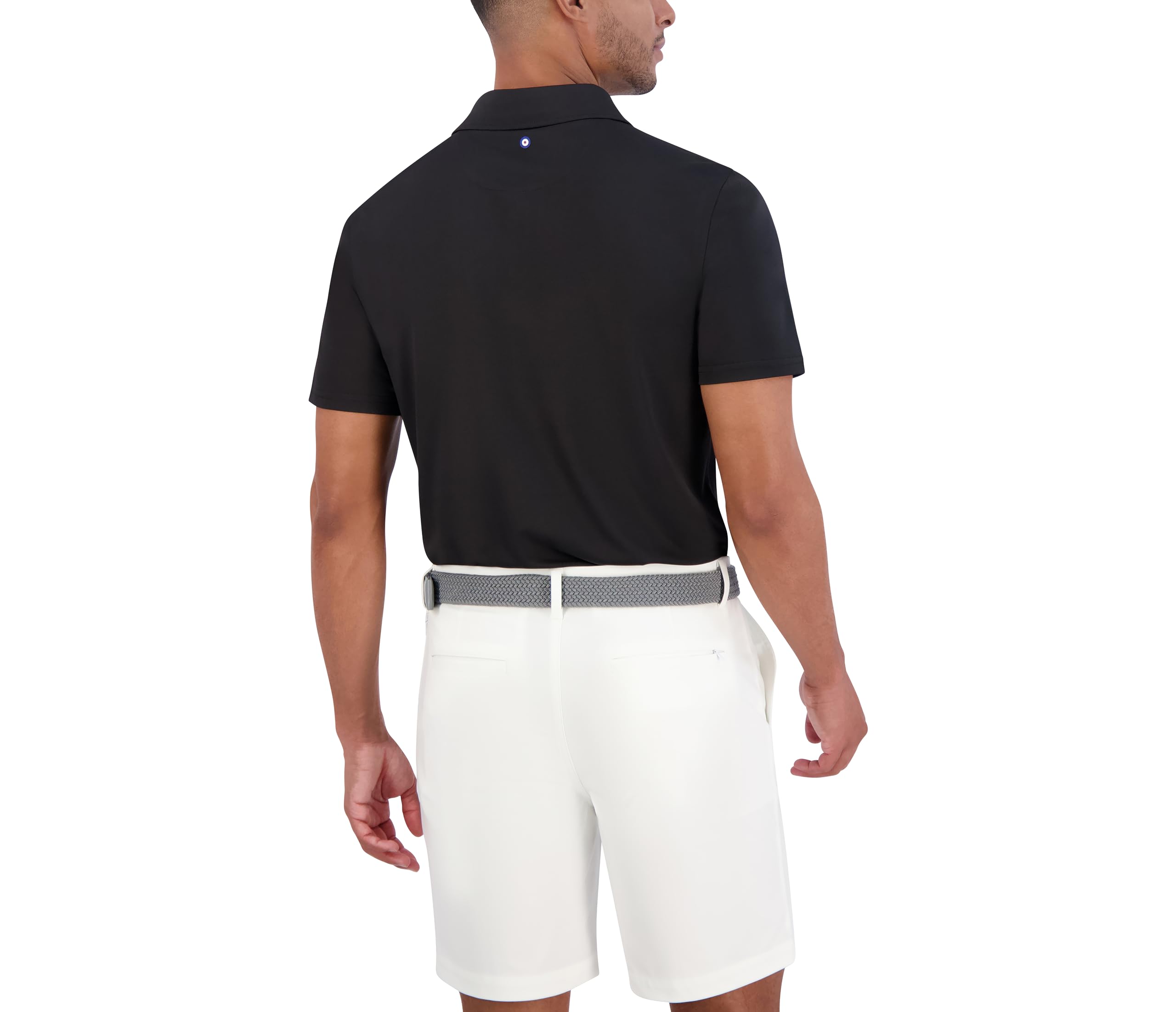 Ben Sherman Men's Solid Air Pique Short Sleeve Sports Fit Polo Shirt - Casual & Athletic Wear for Golf, Tennis & Everyday Comfort