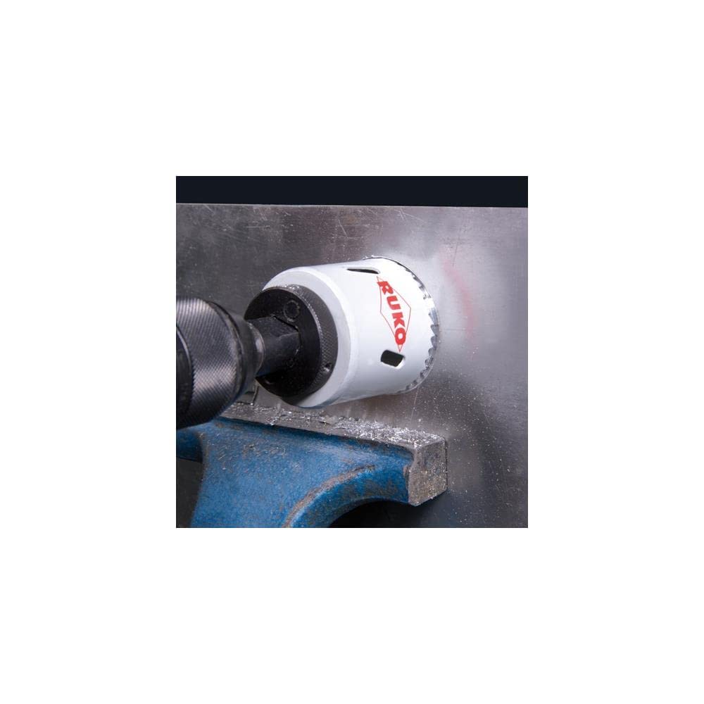 Premium Hole Saw Kit - High-Speed Steel (HSS) Bi-Metal Cutting Tool for Wood, Metal & Plastic - Perfect for DIY, Construction & Plumbing Projects