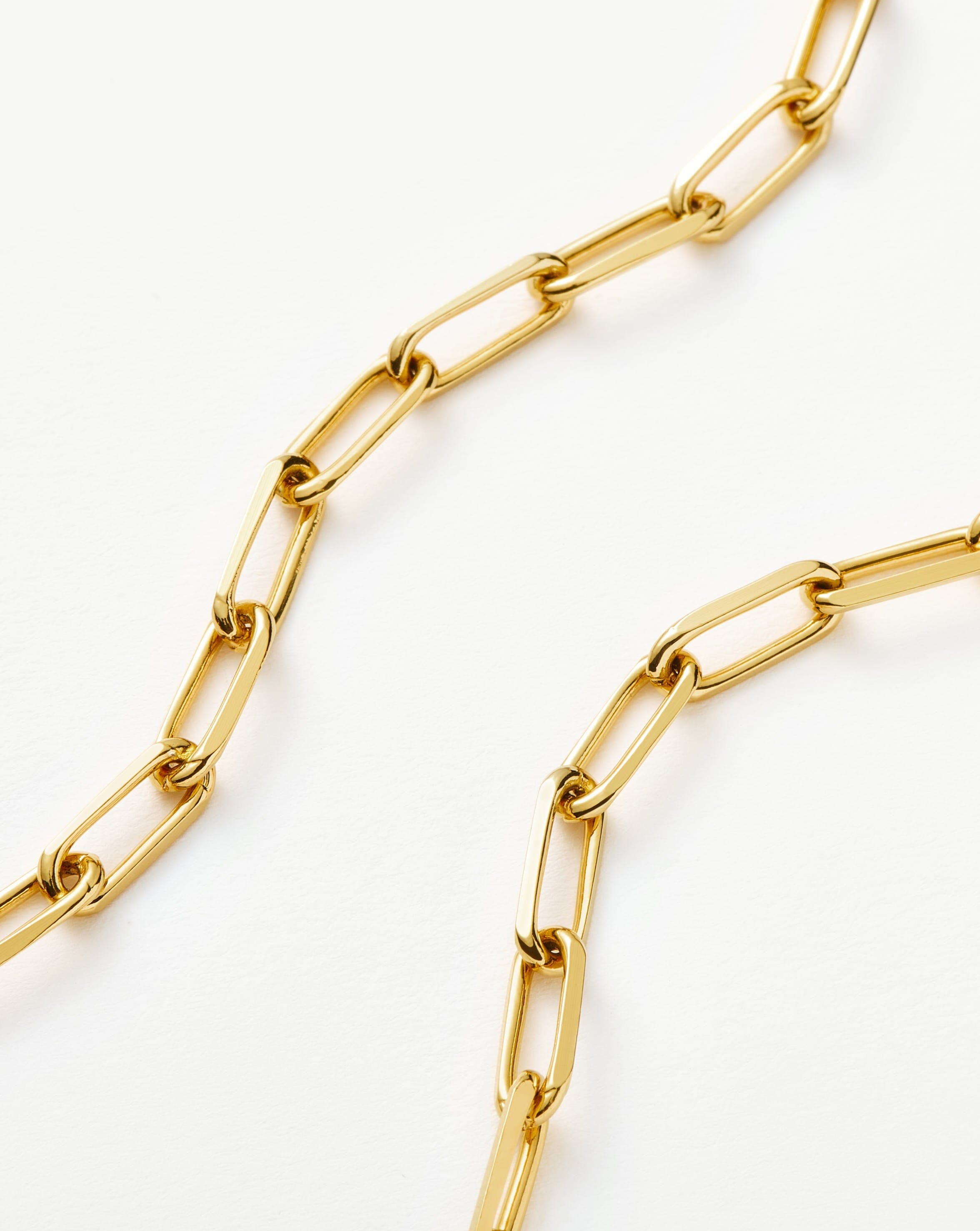 Classic Mini Short Paperclip Chain Necklace - 18k Gold Plated Dainty Layering Necklace for Women | Everyday Jewelry, Gift for Her, Birthday & Anniversary Present
