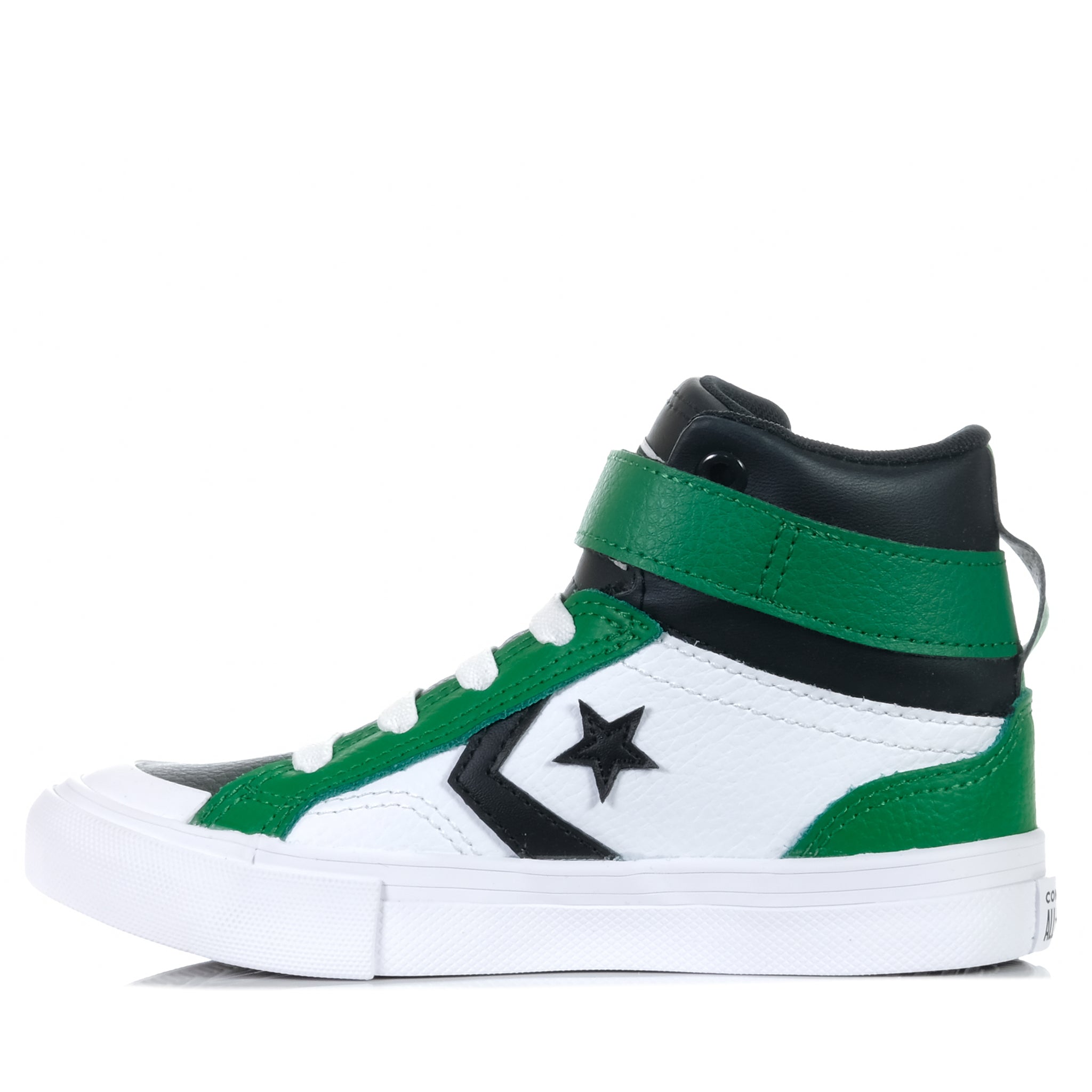 Converse Pro Blaze Strap Hi Sneakers - White & Green High Top Basketball Shoes for Men & Women | Perfect for Streetwear, Casual Outfits & Skateboarding