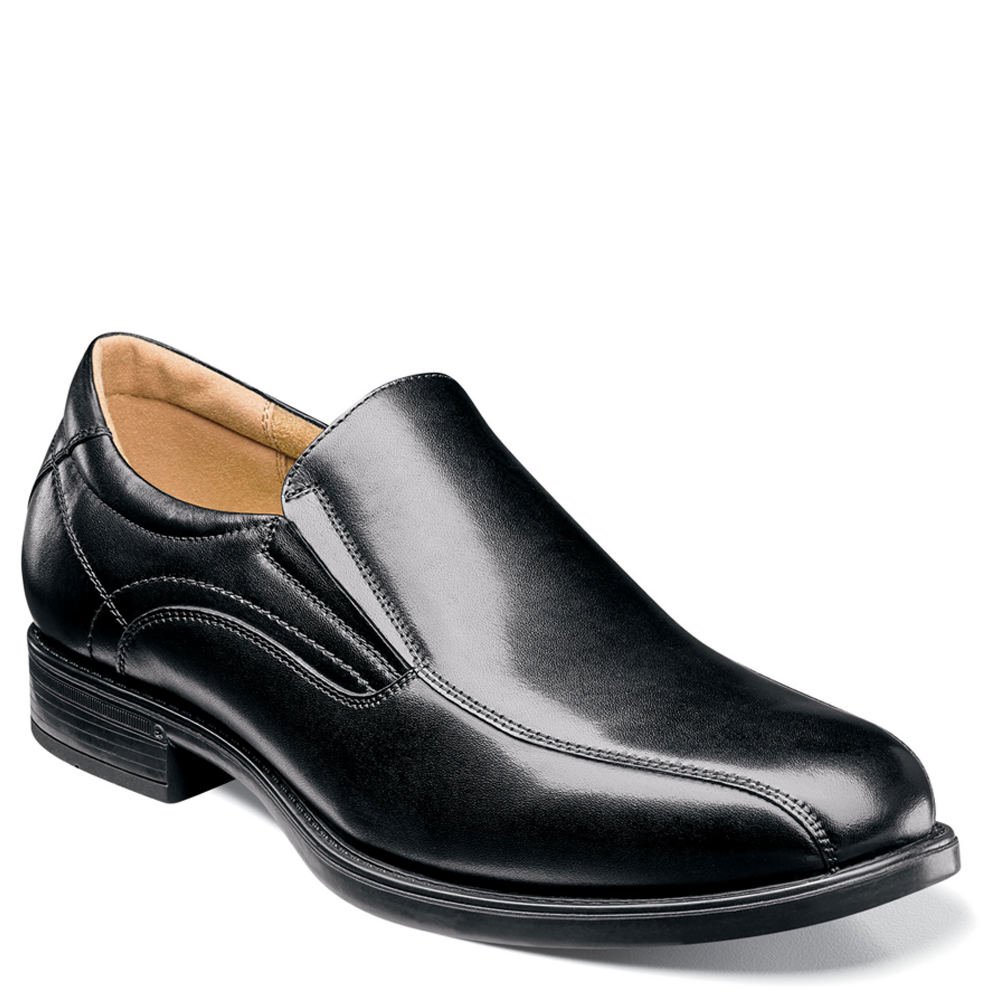 Florsheim Midtown Bike Toe Slip-On Men's Casual Loafers - Comfortable Slip-On Shoes for Work, Office & Everyday Wear