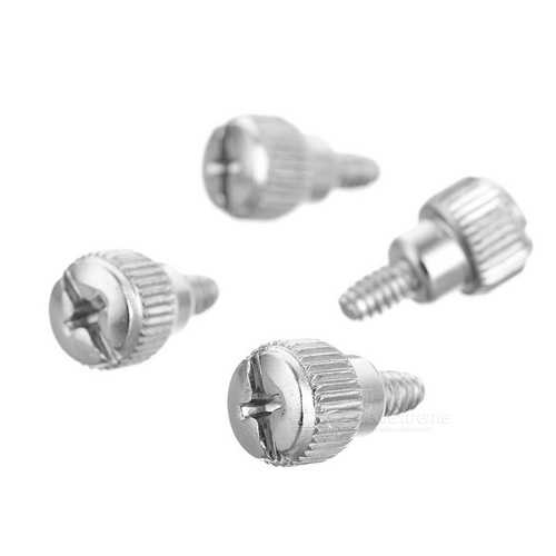 Akasa AK MX005 12-Pack Coarse Thread Thumbscrews - Tool-Free Installation for PC Cases & Internal Components - Perfect for Computer Building & Hardware Upgrades